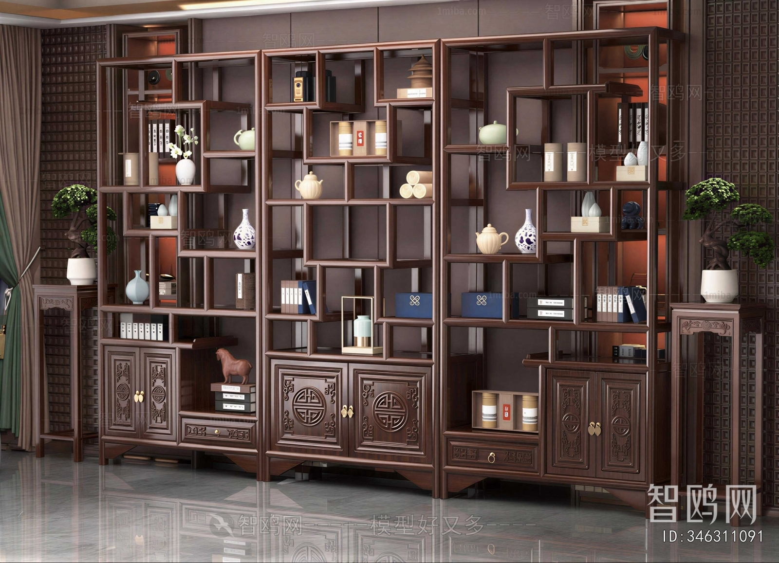 New Chinese Style Antique Rack