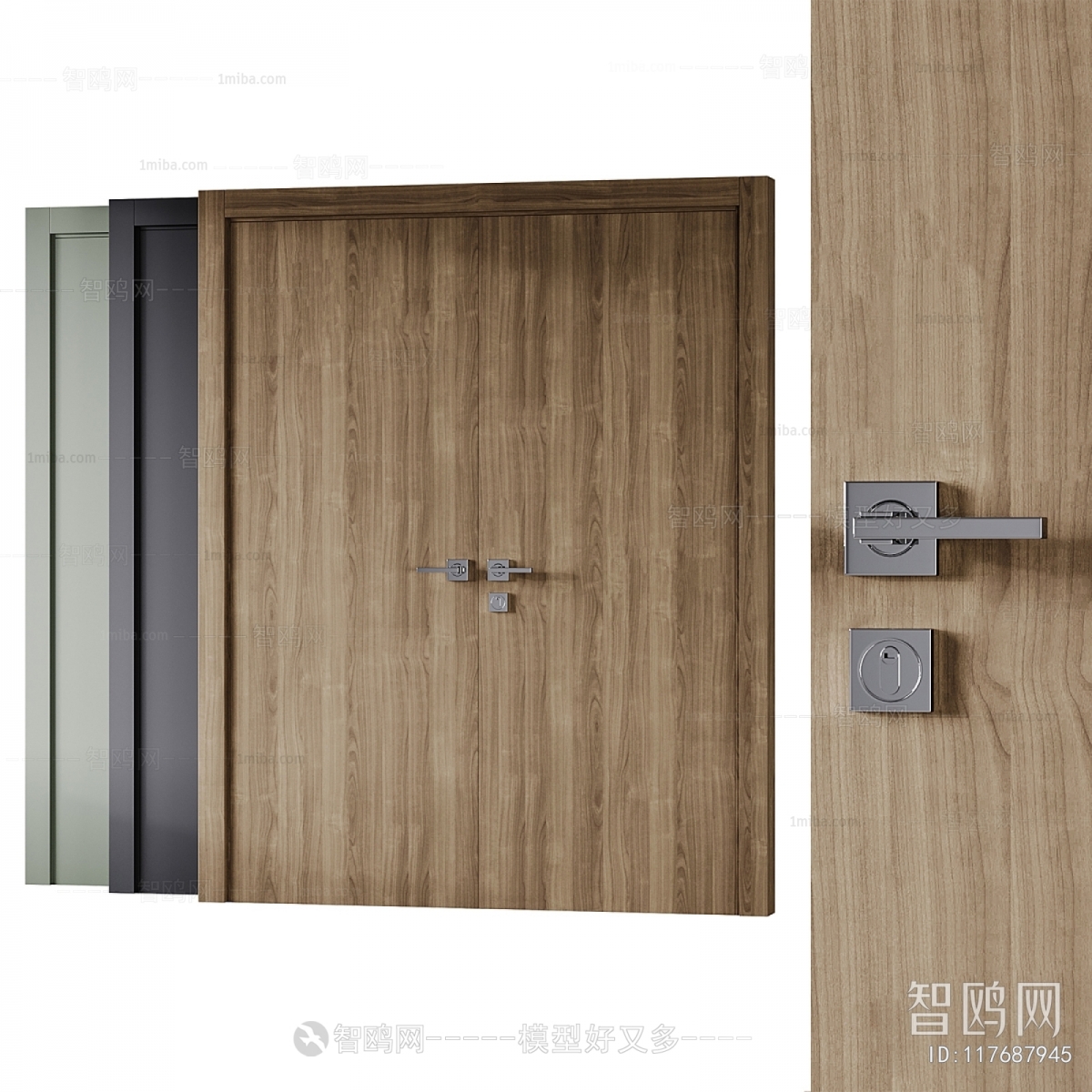 Modern Double Door