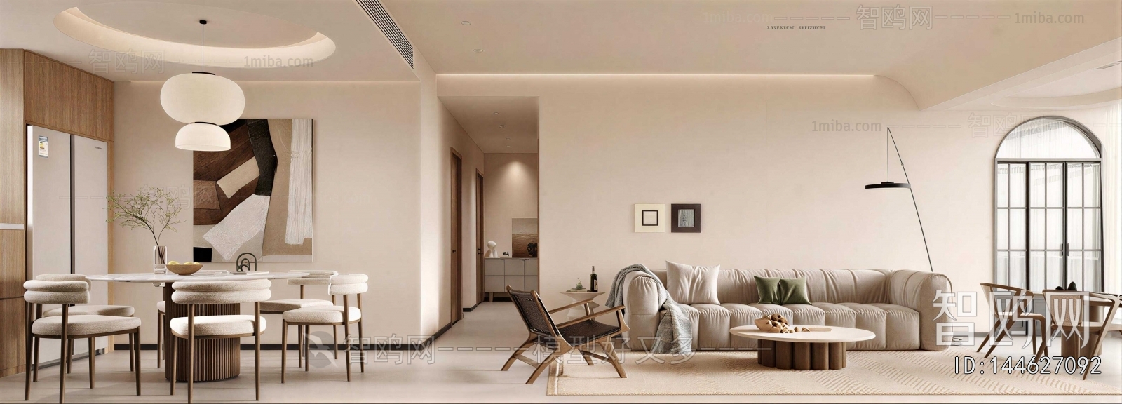 Wabi-sabi Style A Living Room
