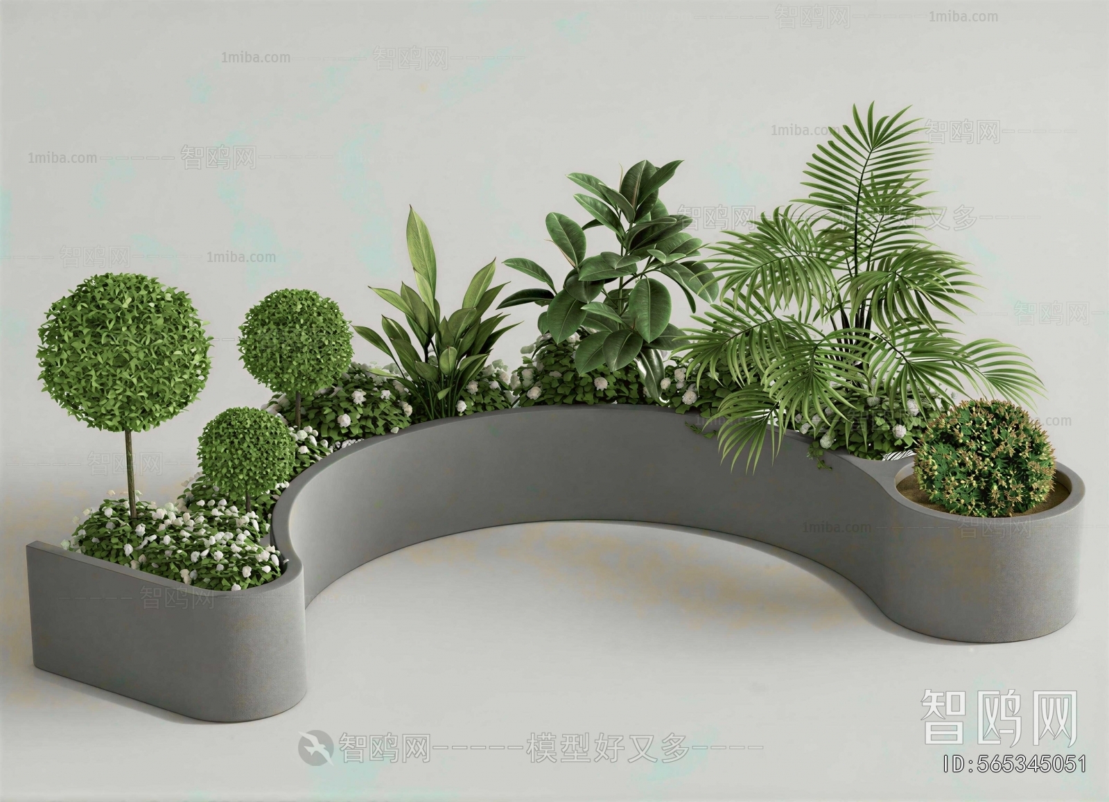 Modern Flower Bed, Flower Bowl, Flower Box