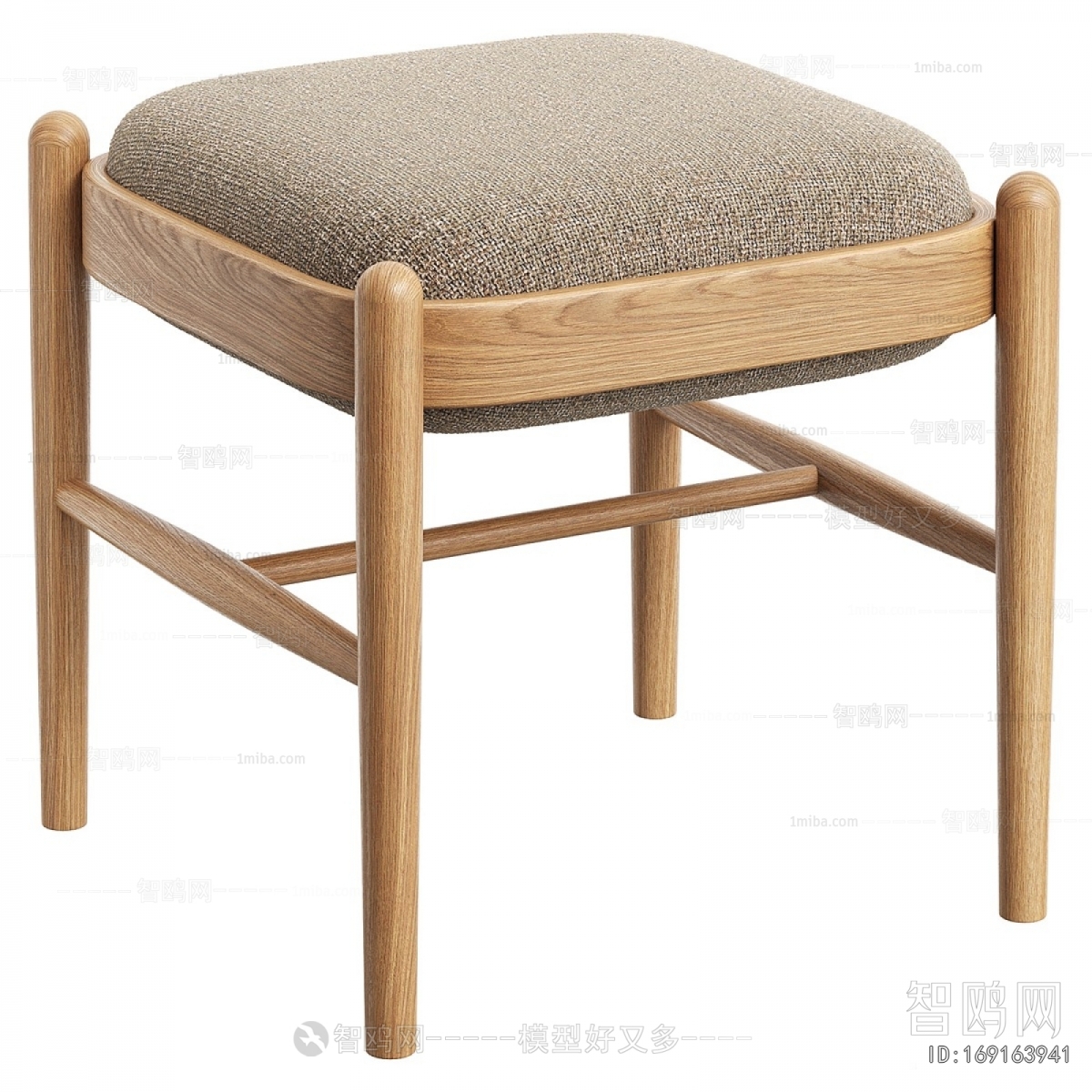 Wabi-sabi Style Stool For Changing Shoes