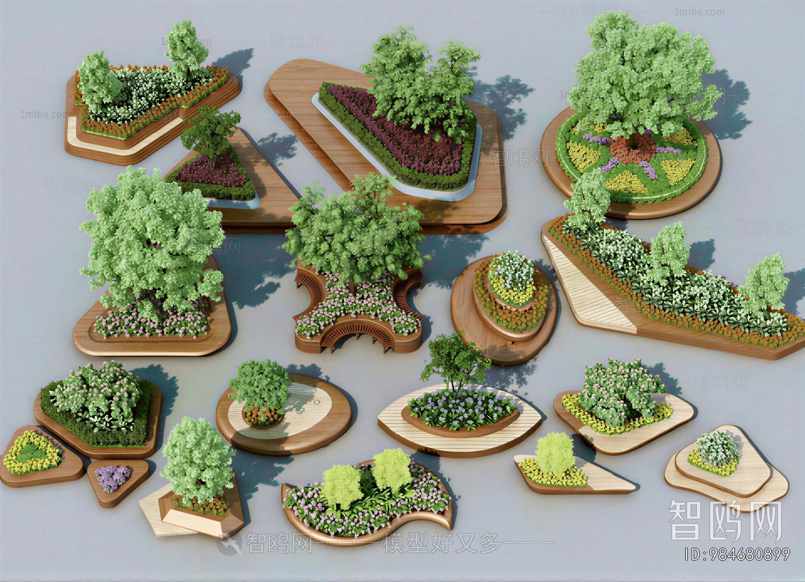 Modern Flower Bed, Flower Bowl, Flower Box