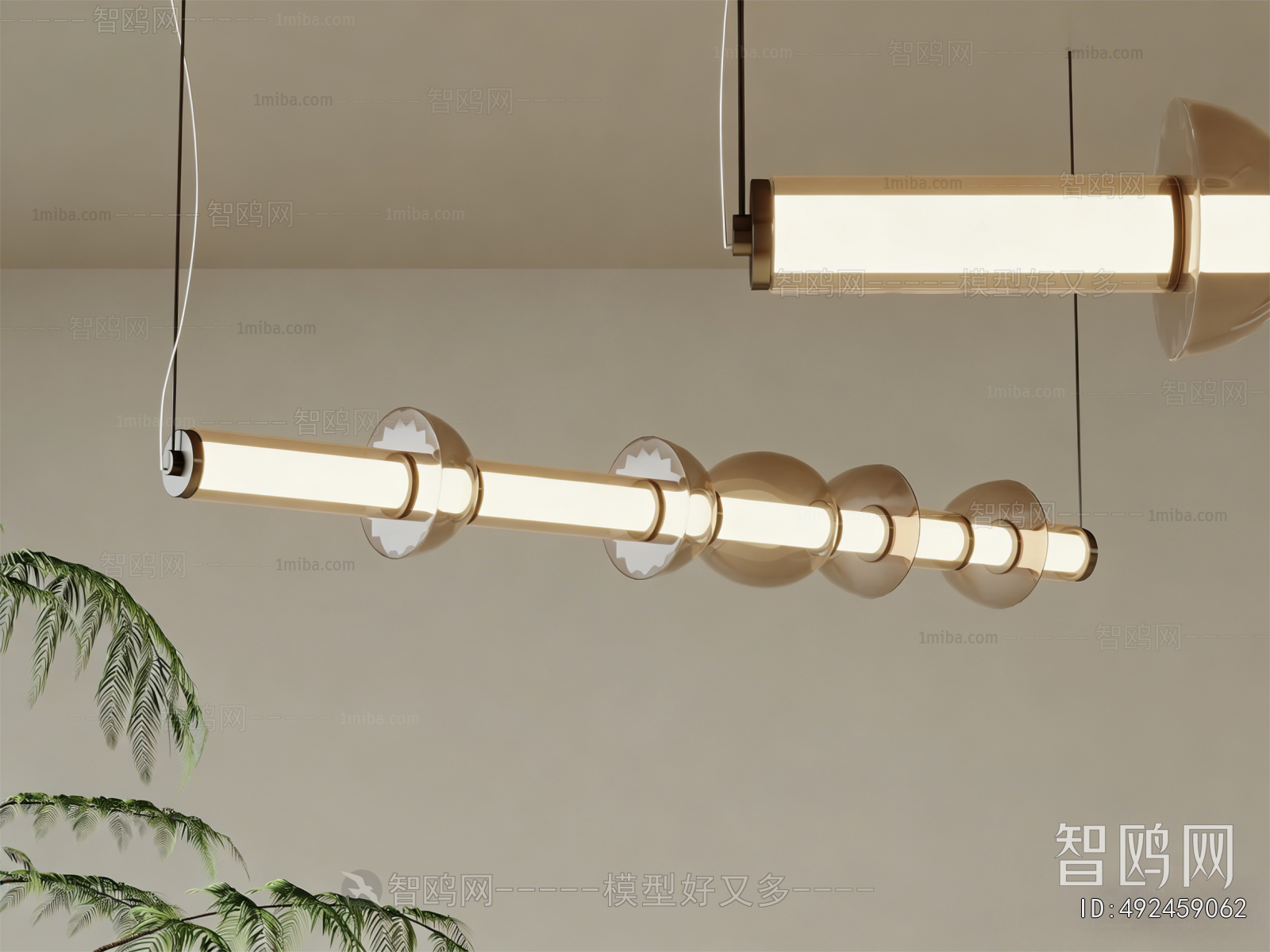 Modern Long Chandelier