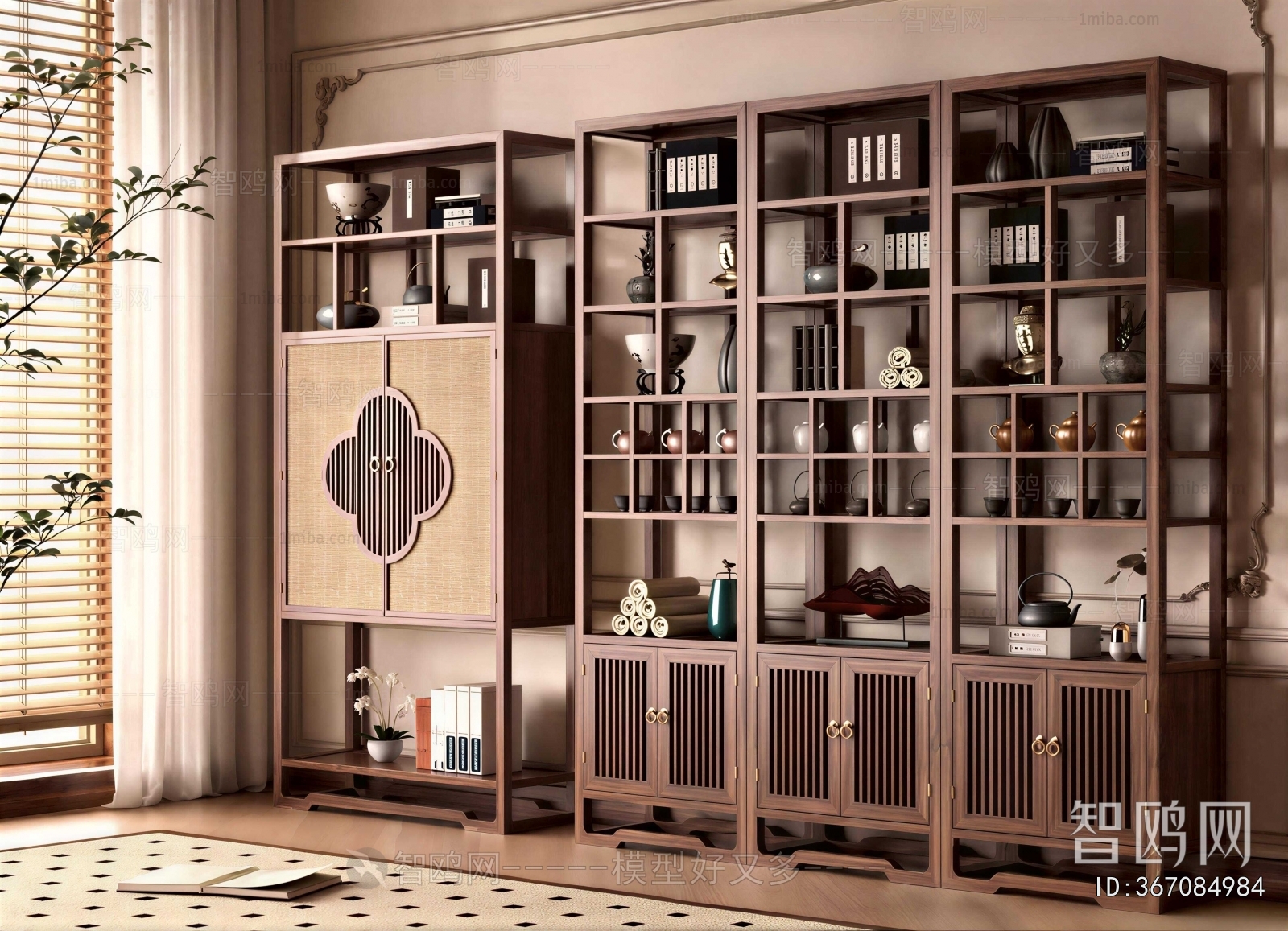 New Chinese Style Antique Rack