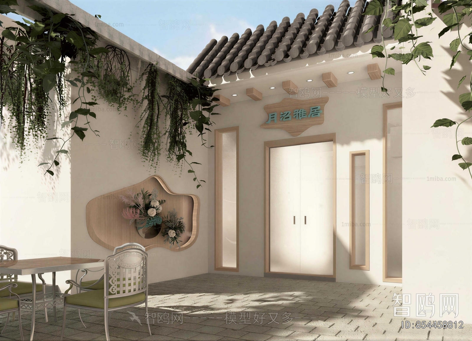 New Chinese Style Courtyard/landscape