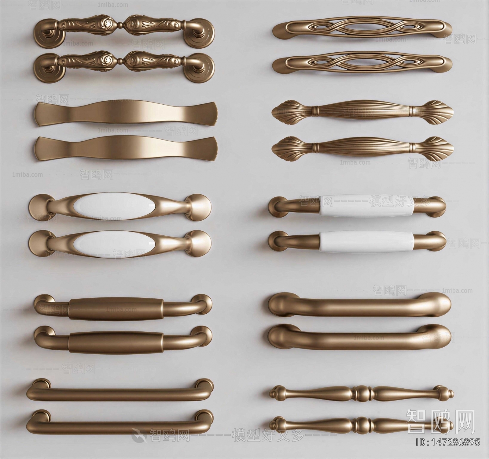 Simple European Style Door Handle