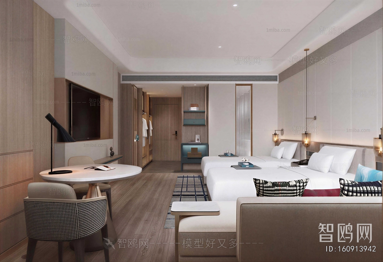 Modern Guest Room