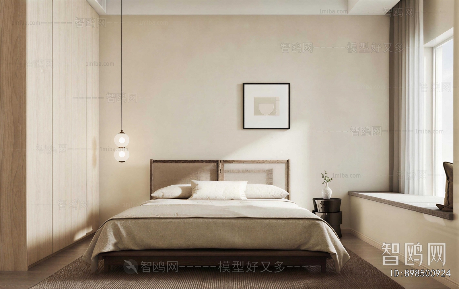 Wabi-sabi Style Bedroom