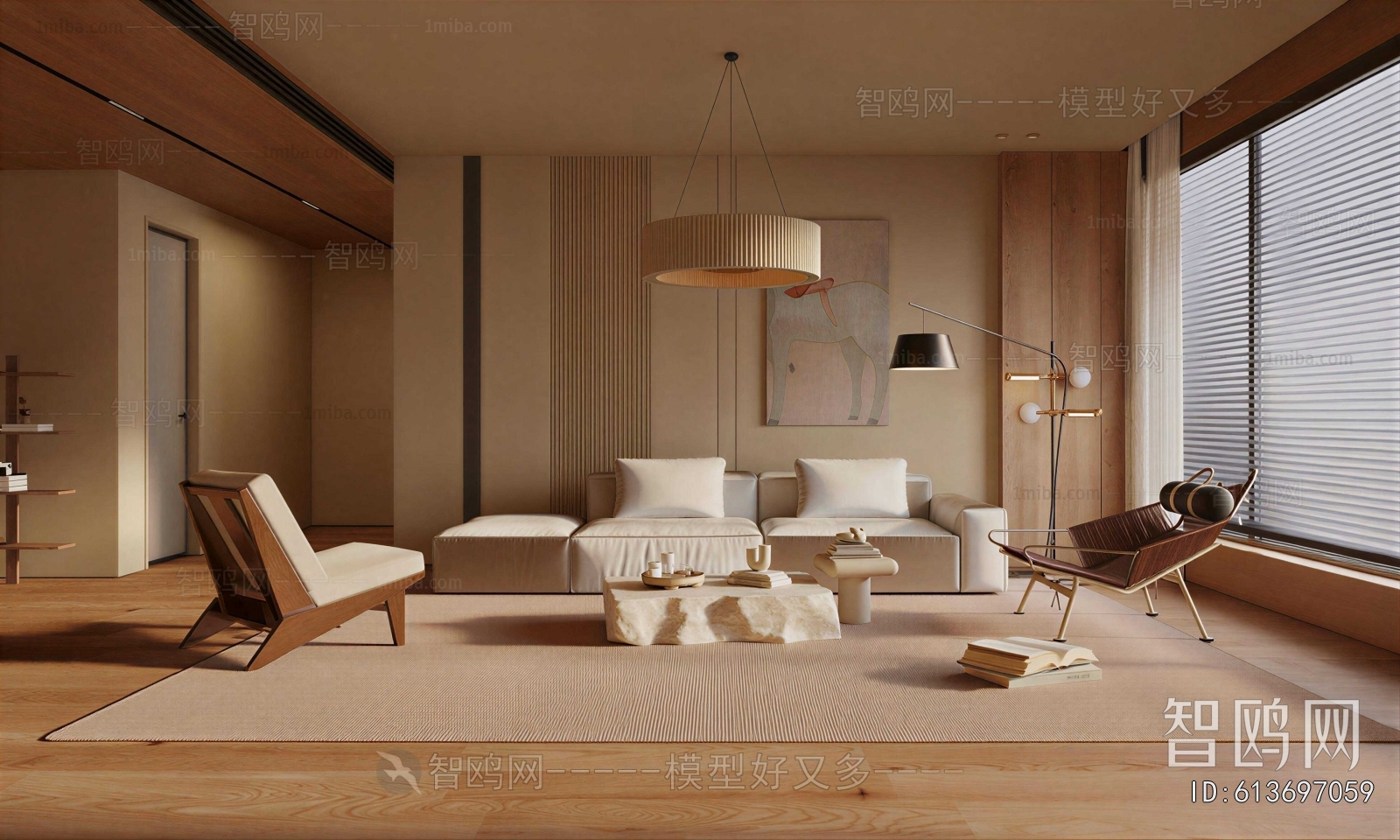 Wabi-sabi Style A Living Room