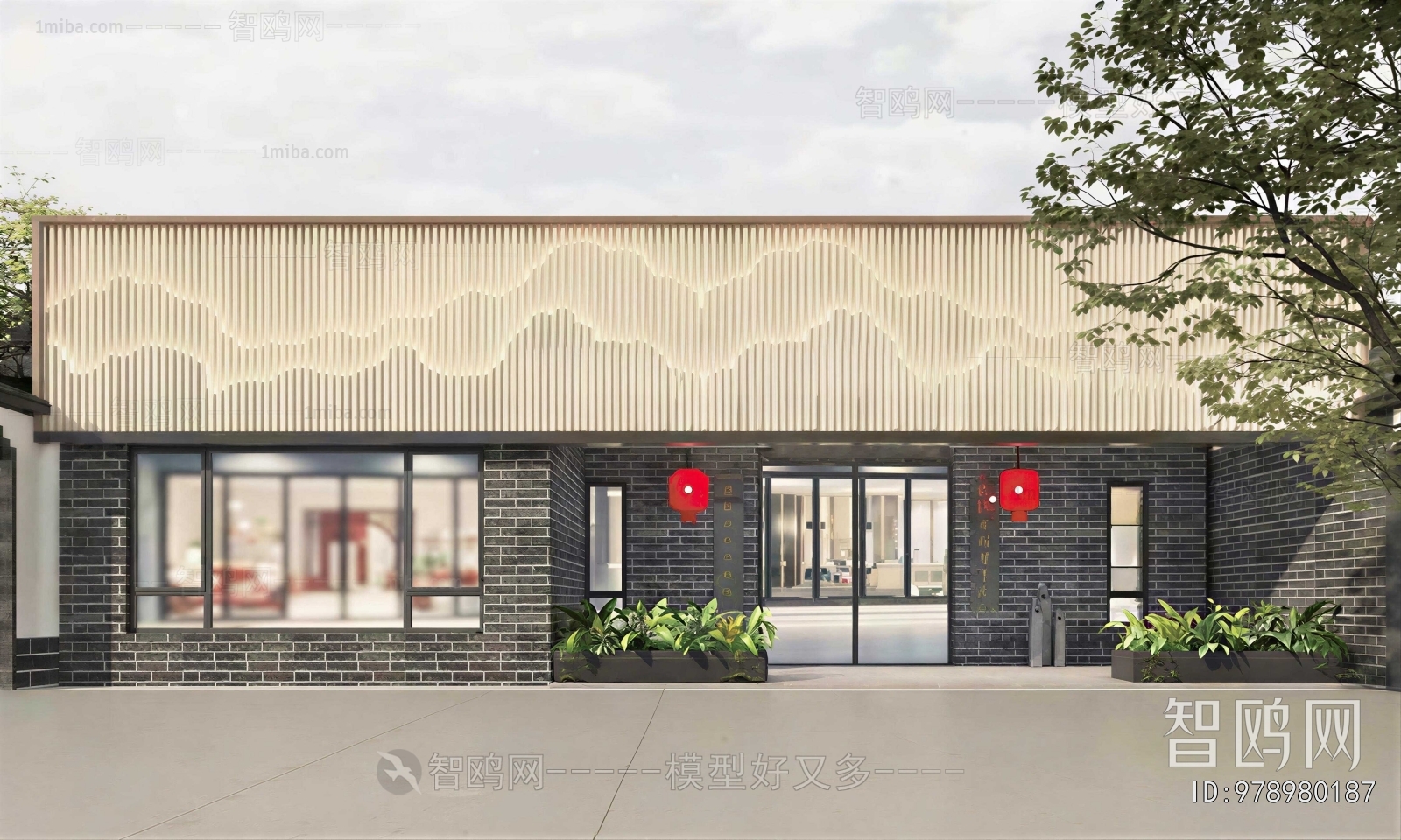 New Chinese Style Facade Element