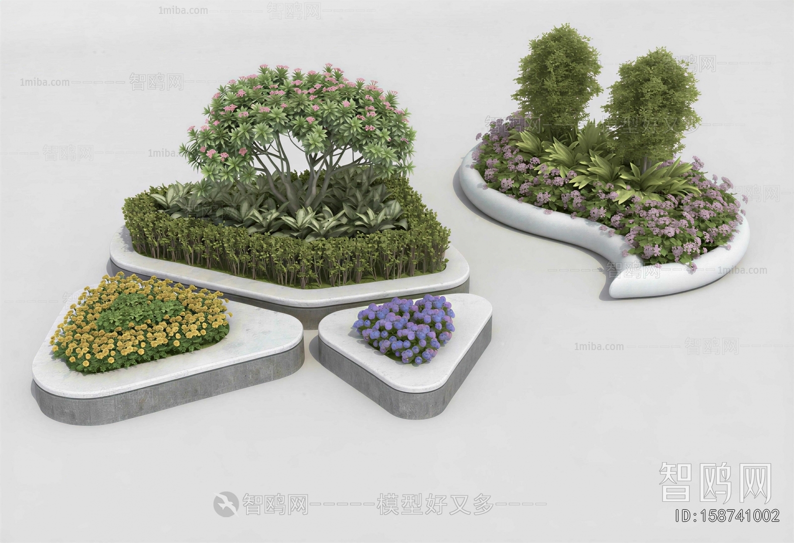 Modern Flower Bed, Flower Bowl, Flower Box