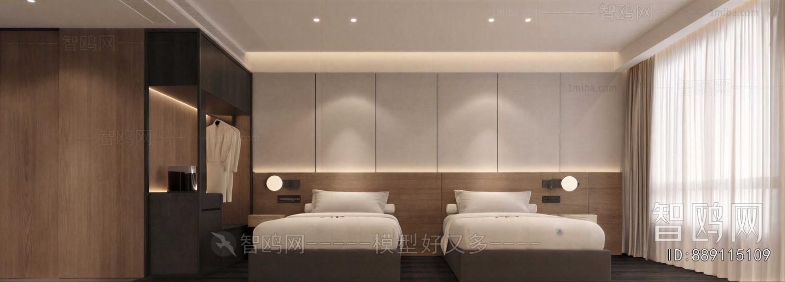 Modern Guest Room