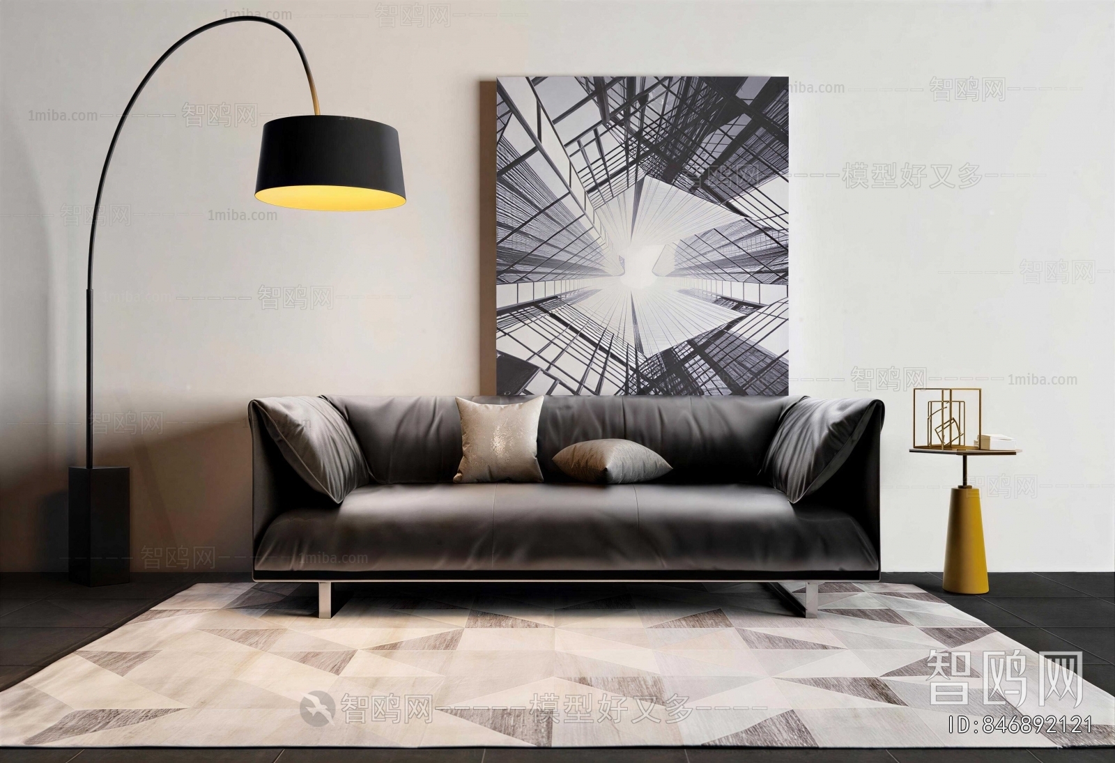 Modern Three-seat Sofa