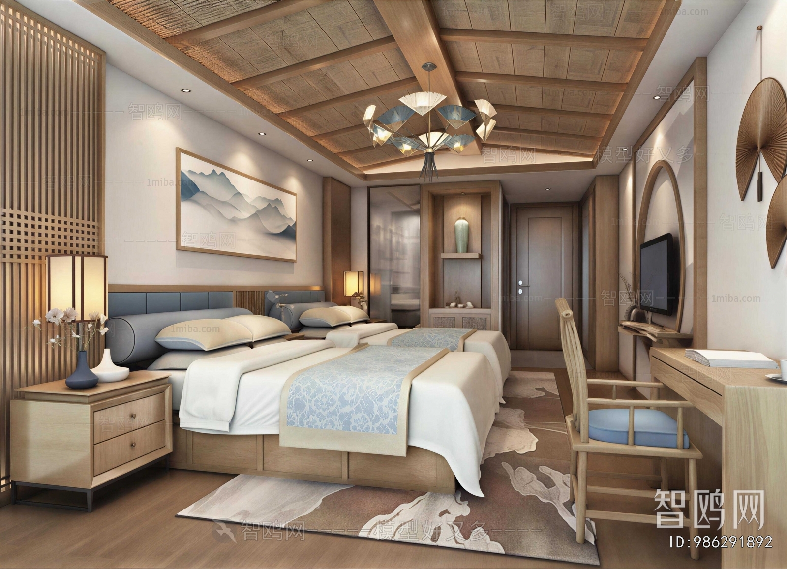 New Chinese Style Guest Room