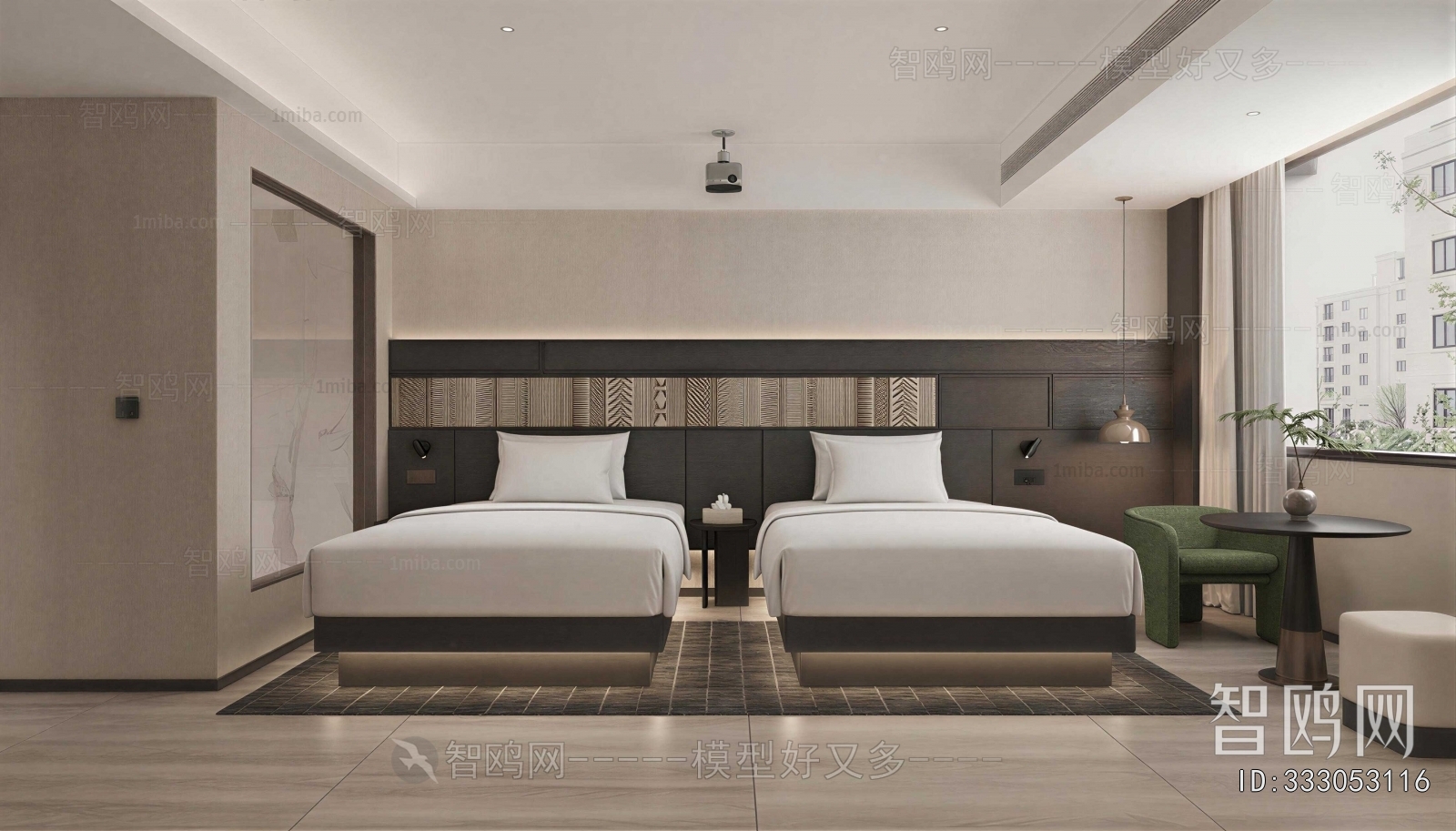 New Chinese Style Guest Room