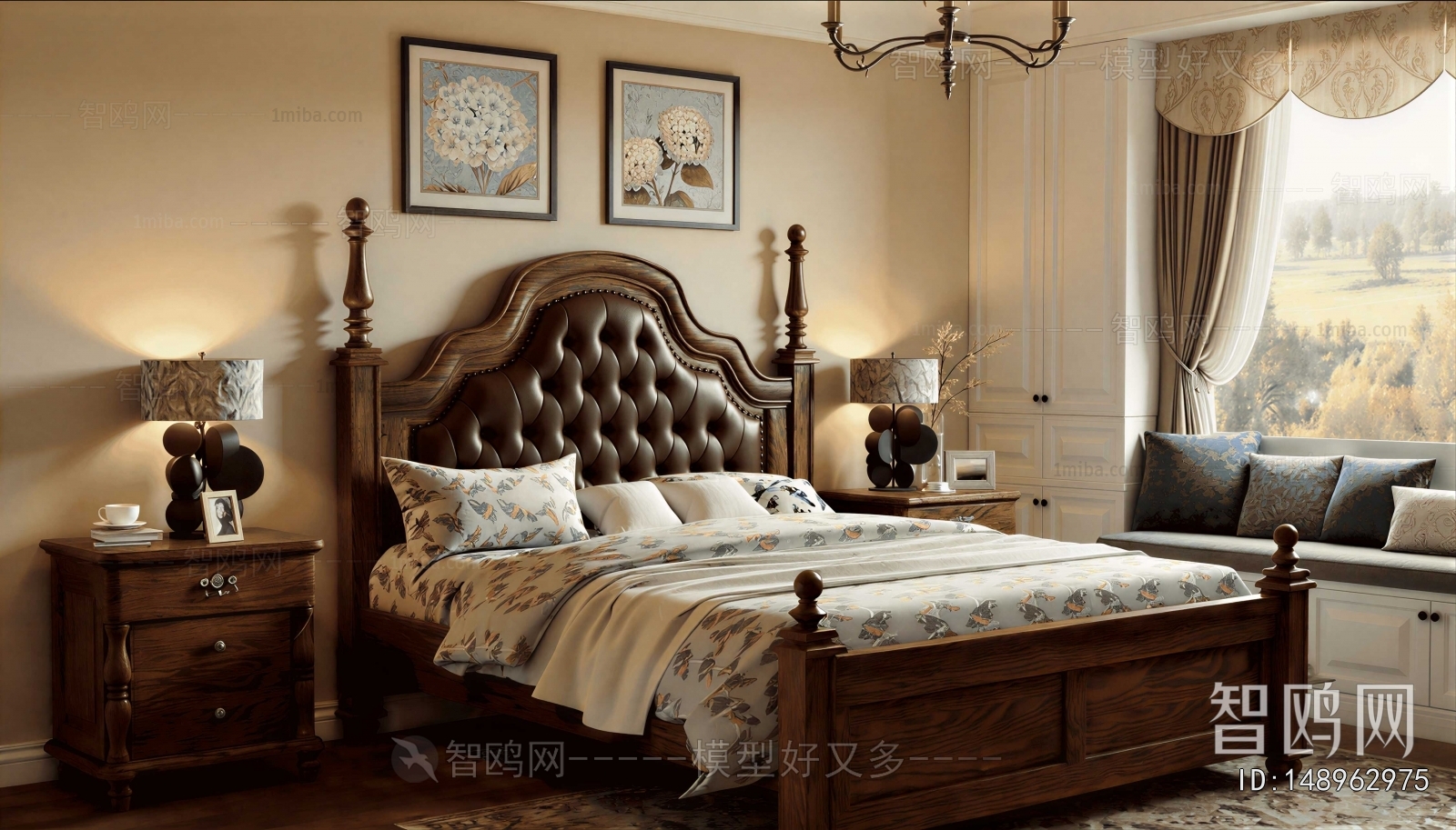 American Style Double Bed