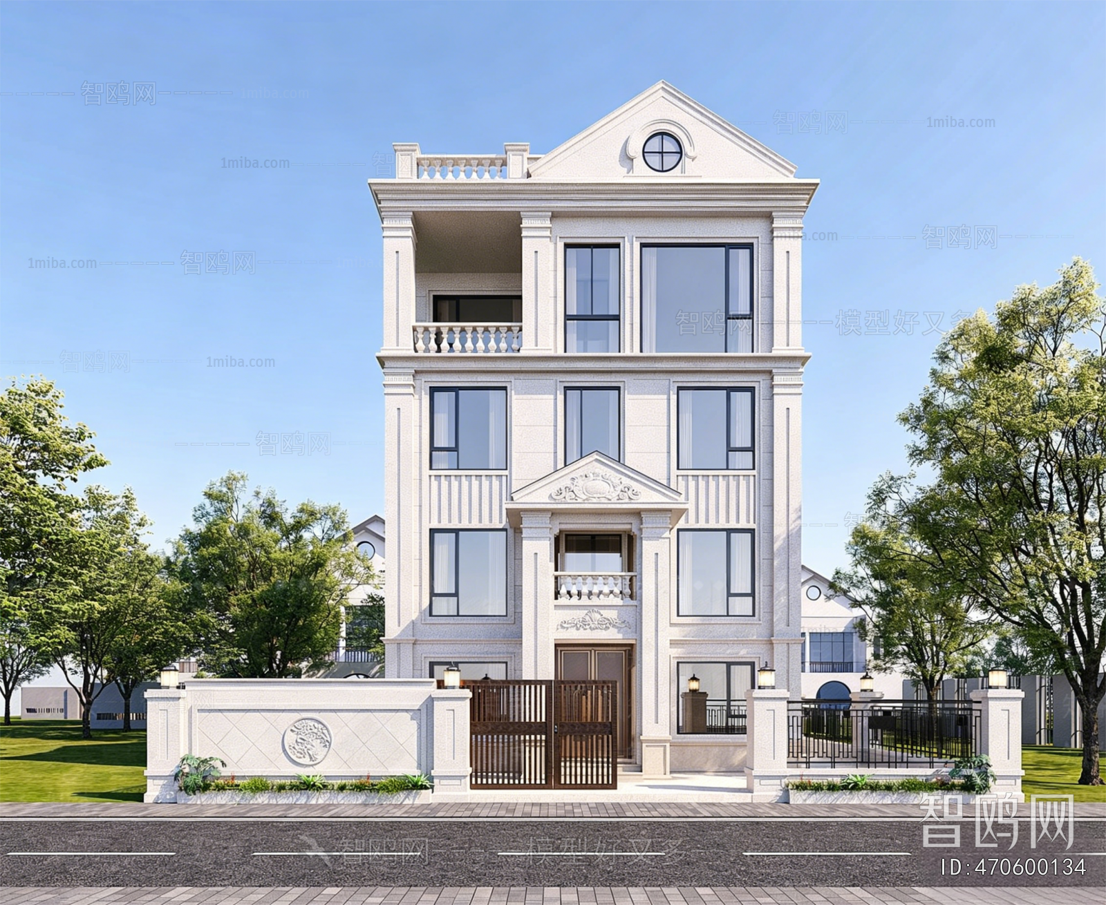 Simple European Style Detached Villa