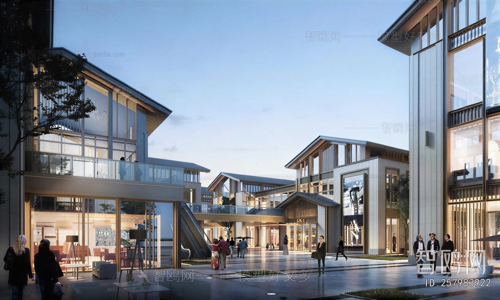 New Chinese Style Commercial Street