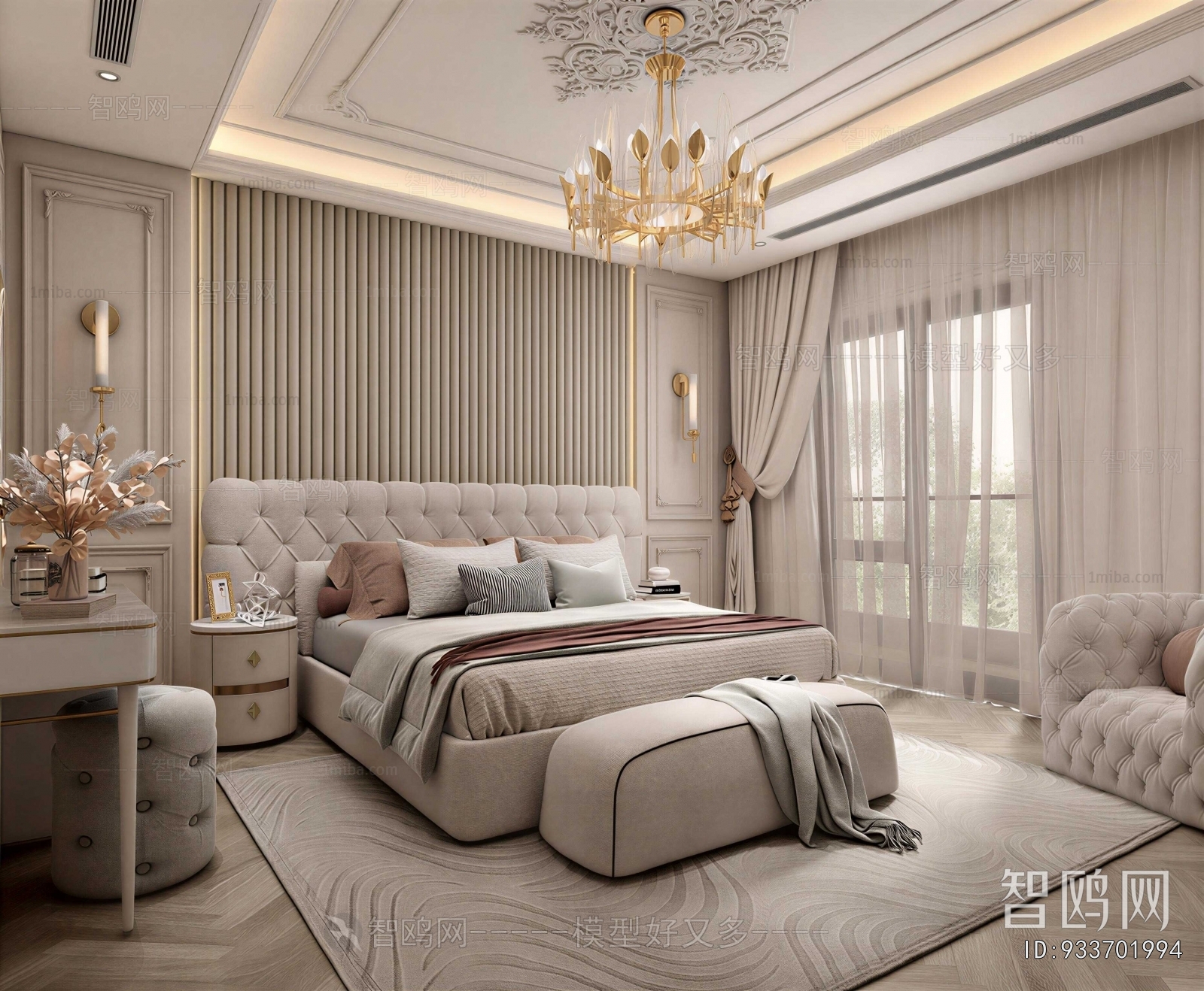 European Style Bedroom