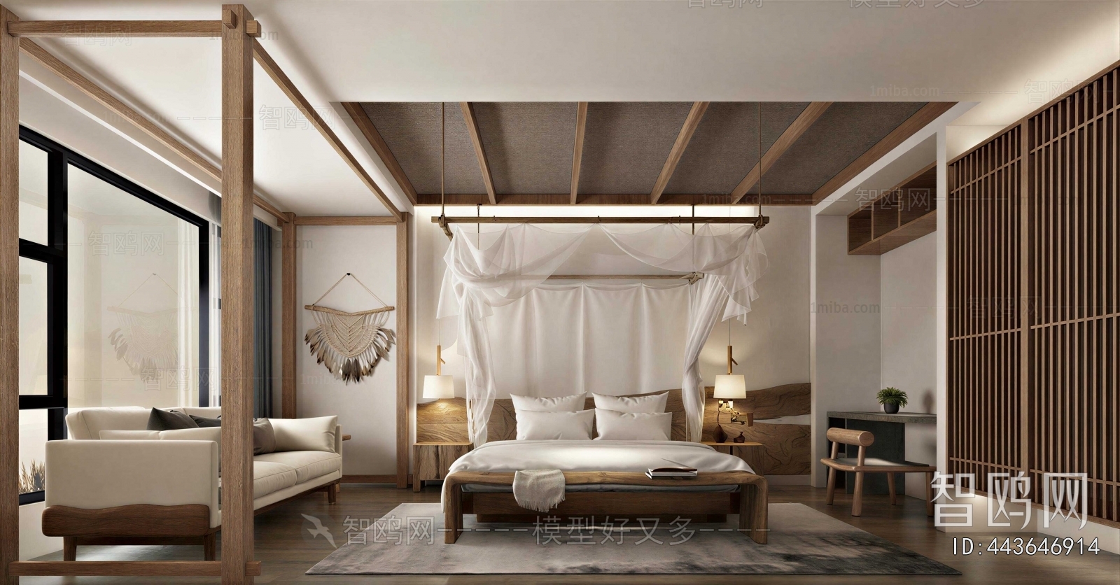 New Chinese Style Guest Room