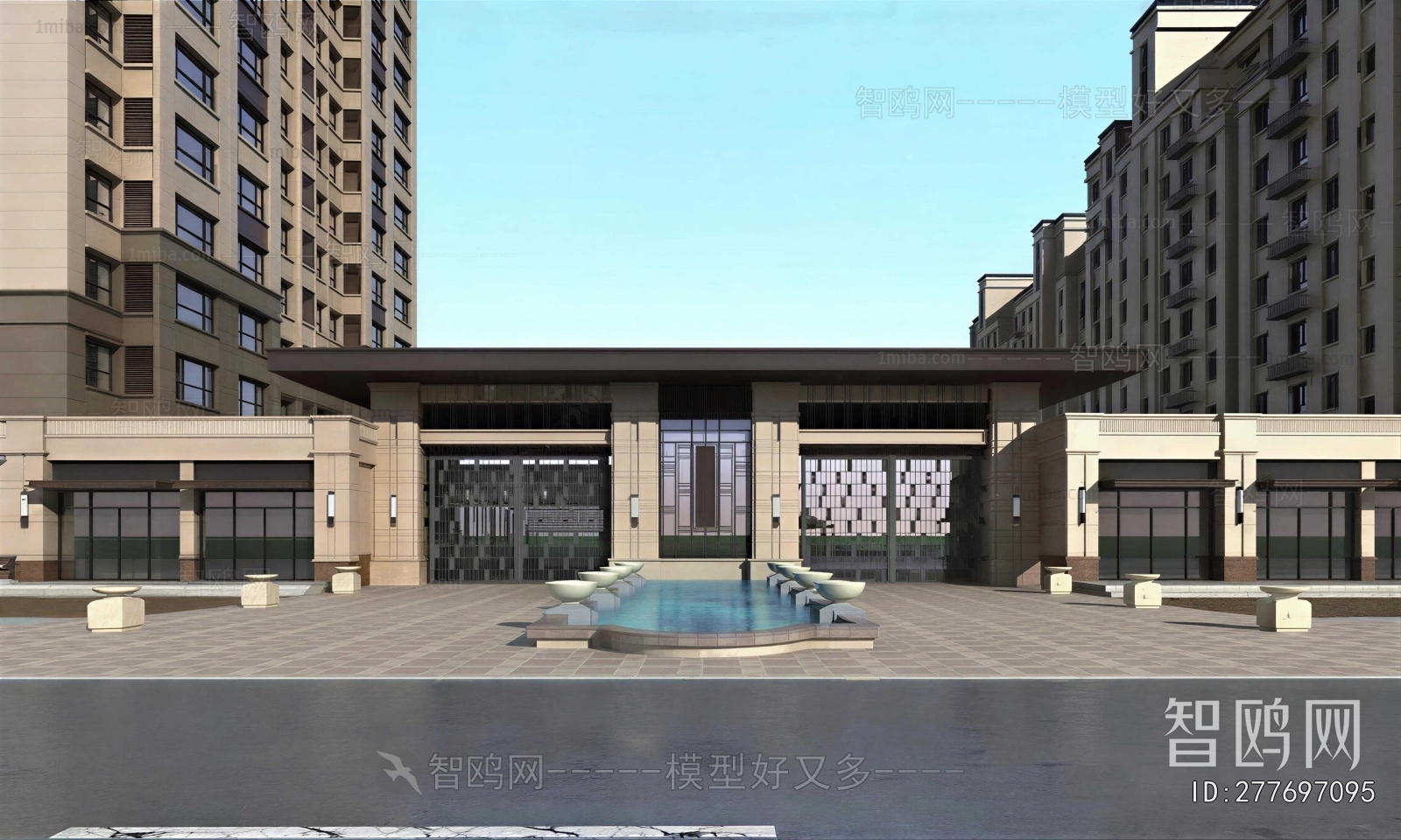 New Chinese Style Facade Element