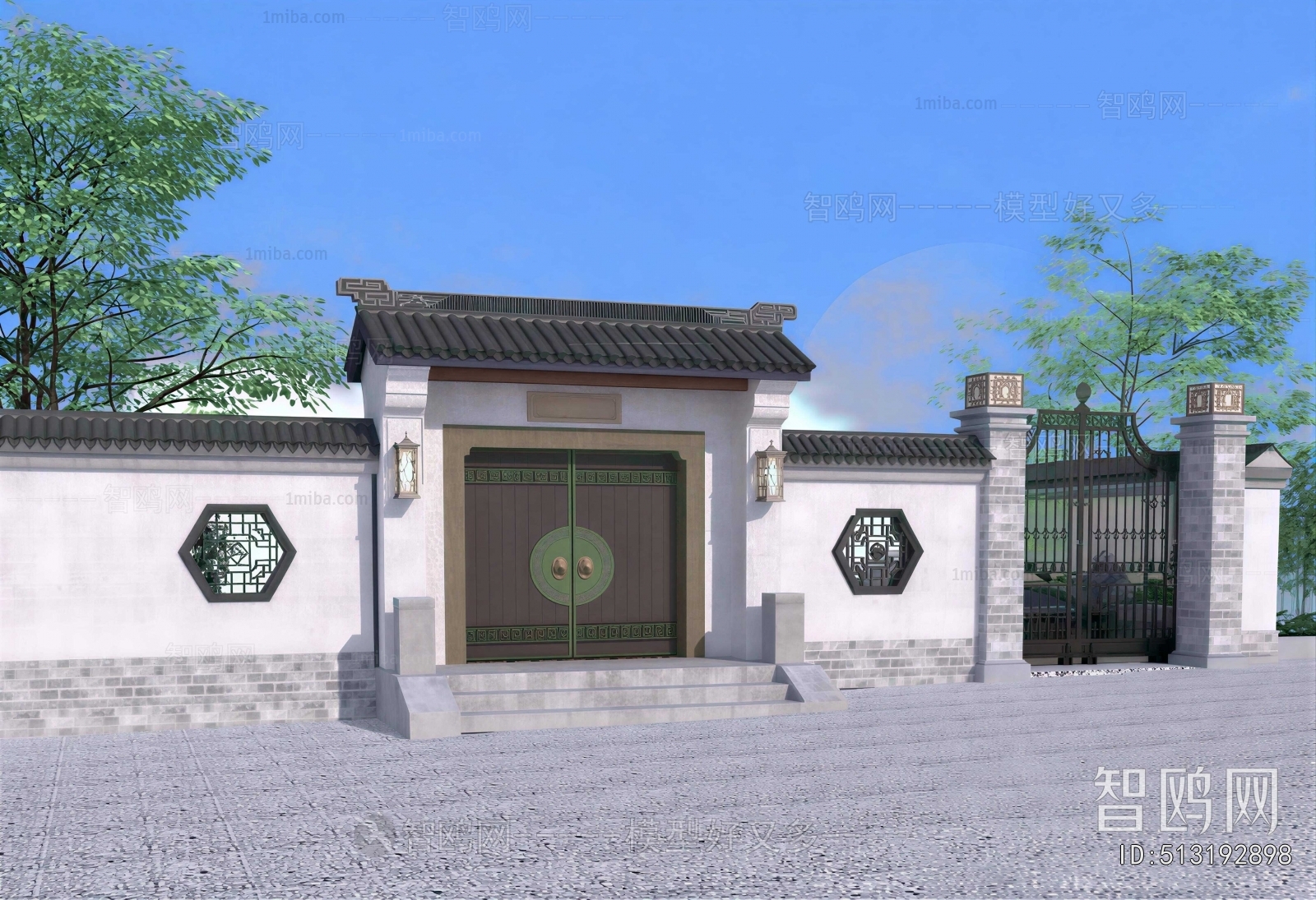 New Chinese Style Gate
