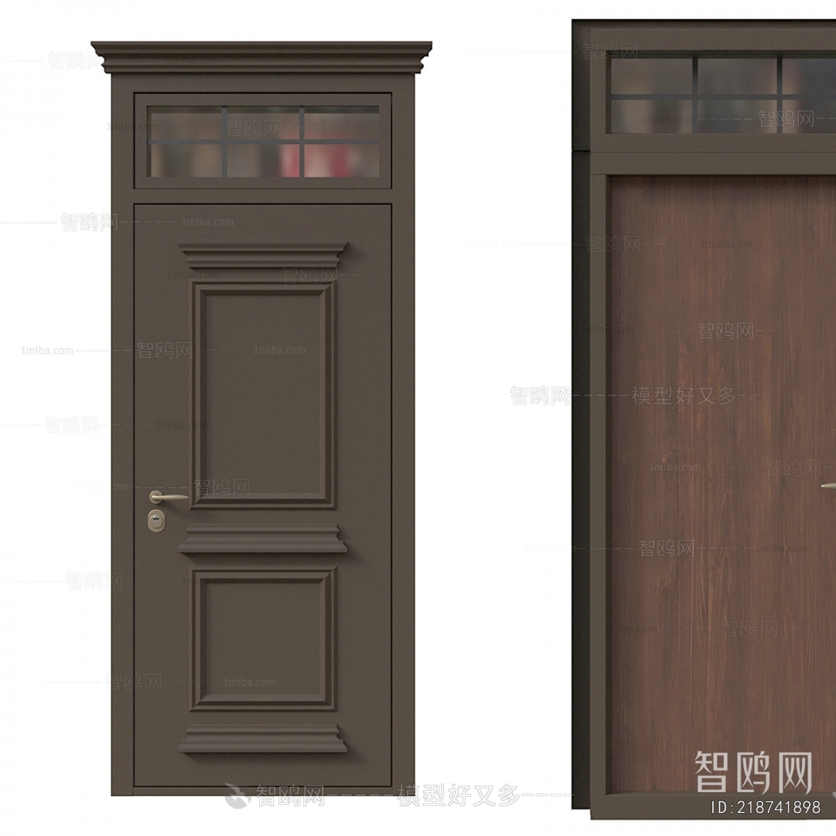 Nordic Style Entrance Door