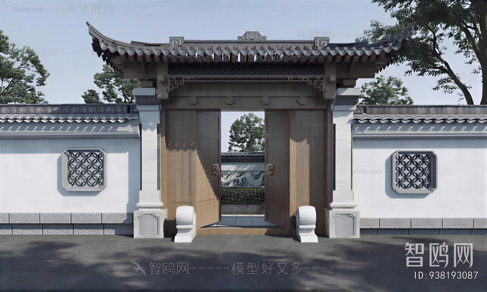 Chinese Style Building Component