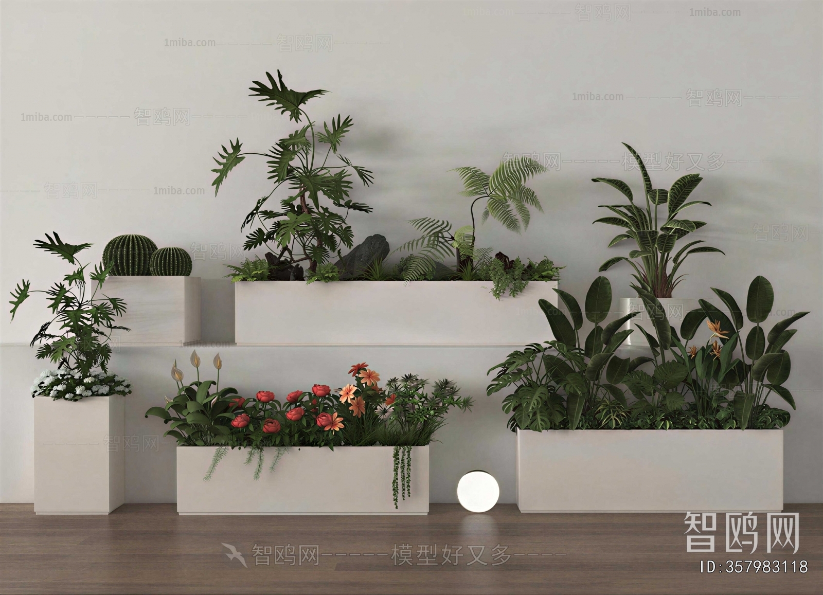 Modern Flower Bed, Flower Bowl, Flower Box