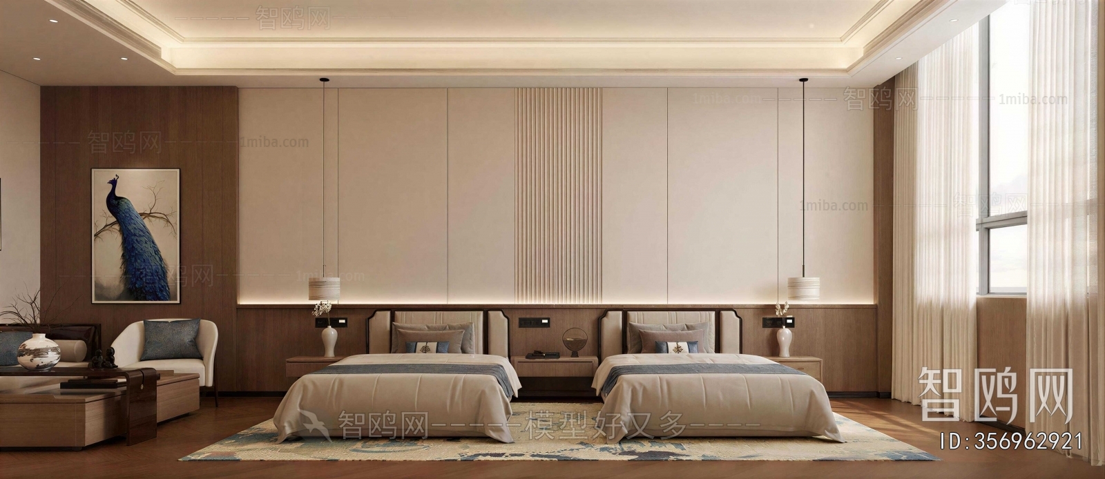 New Chinese Style Guest Room