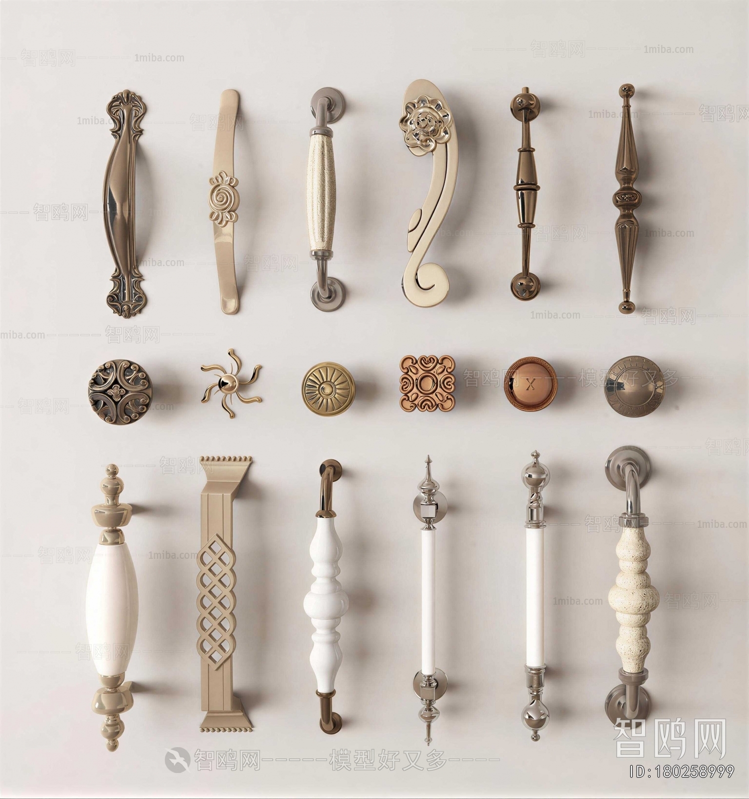 French Style Door Handle