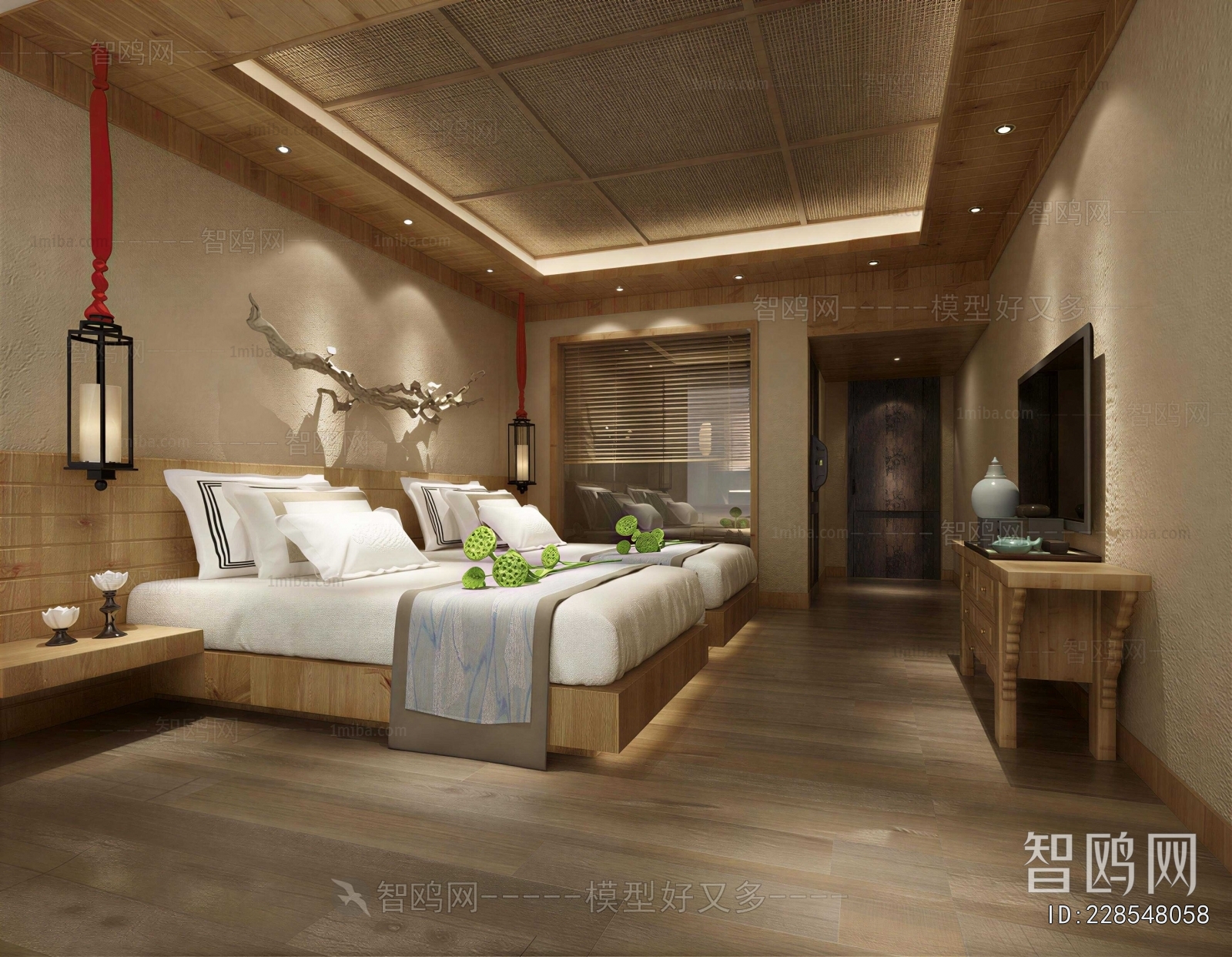 New Chinese Style Guest Room