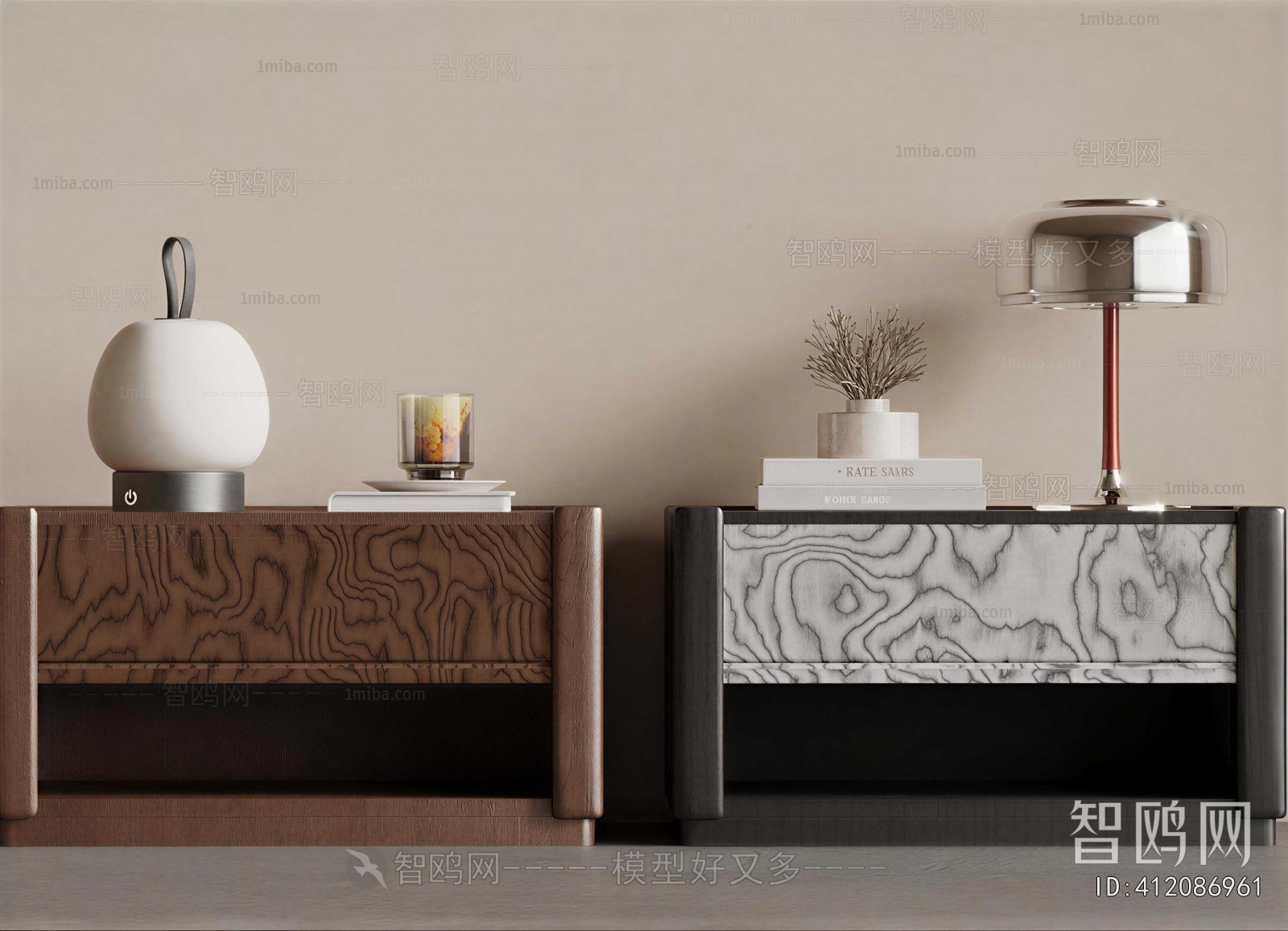 Modern Bedside Cupboard