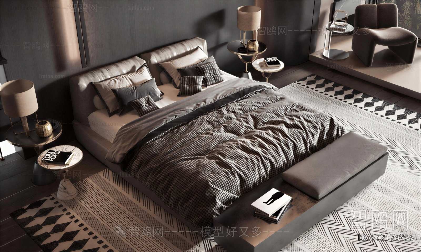 Modern Double Bed