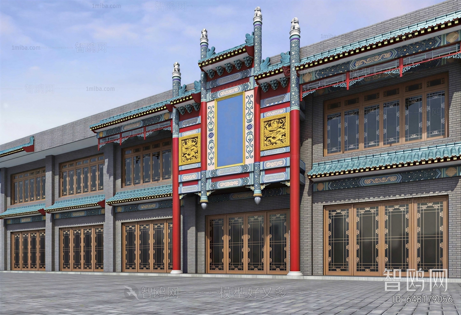 Chinese Style Facade Element