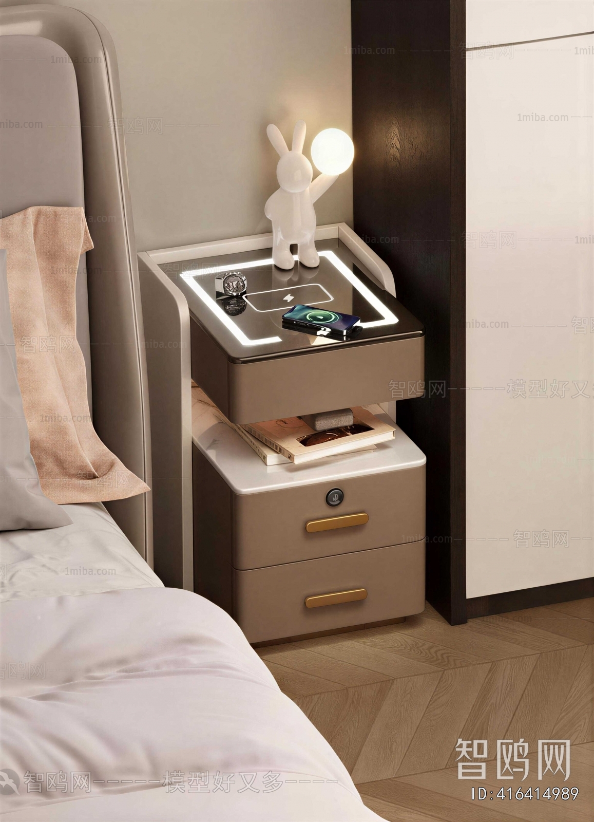 Modern Bedside Cupboard