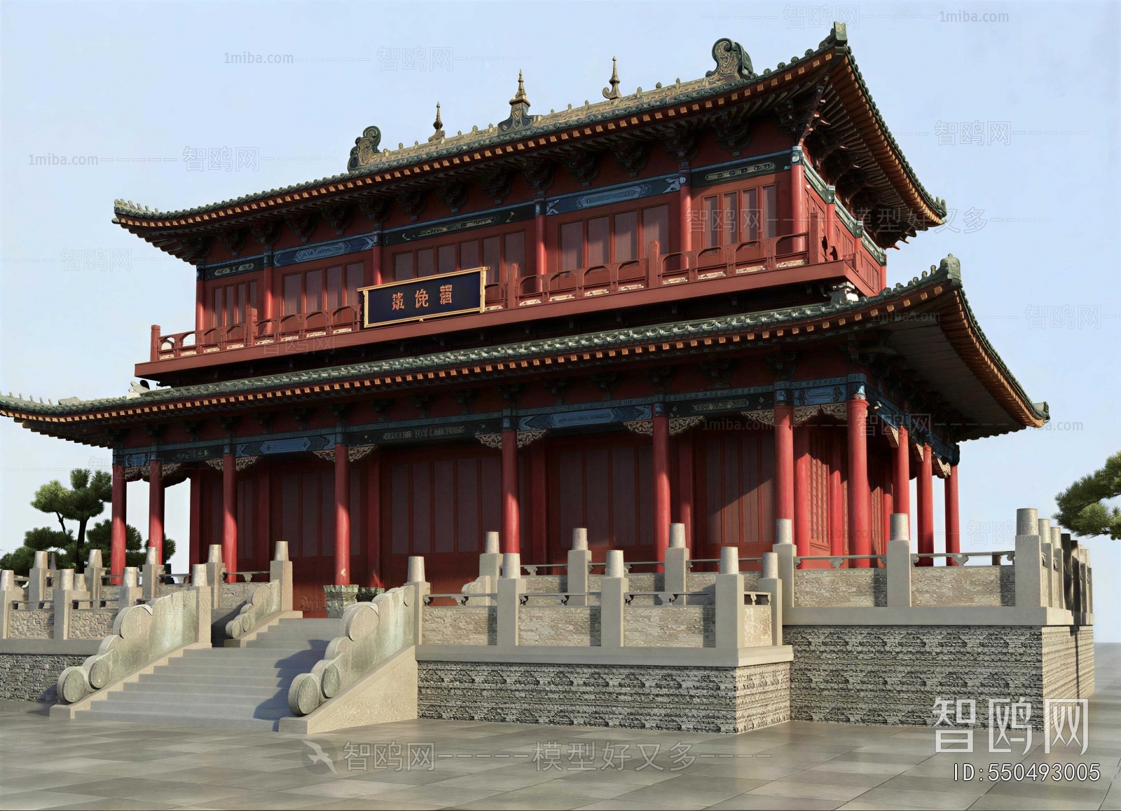 Chinese Style Ancient Architectural Buildings