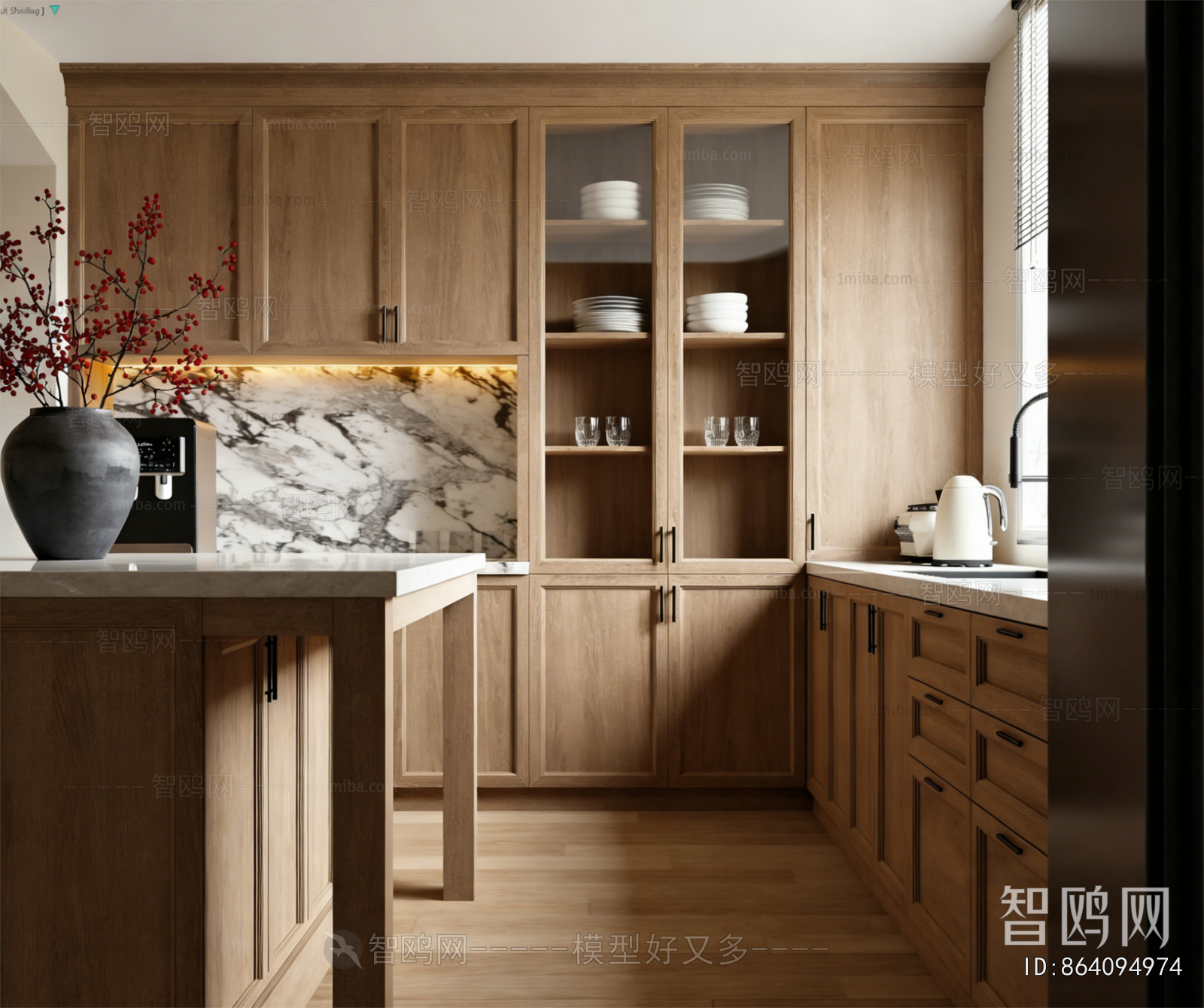 American Style Open Kitchen