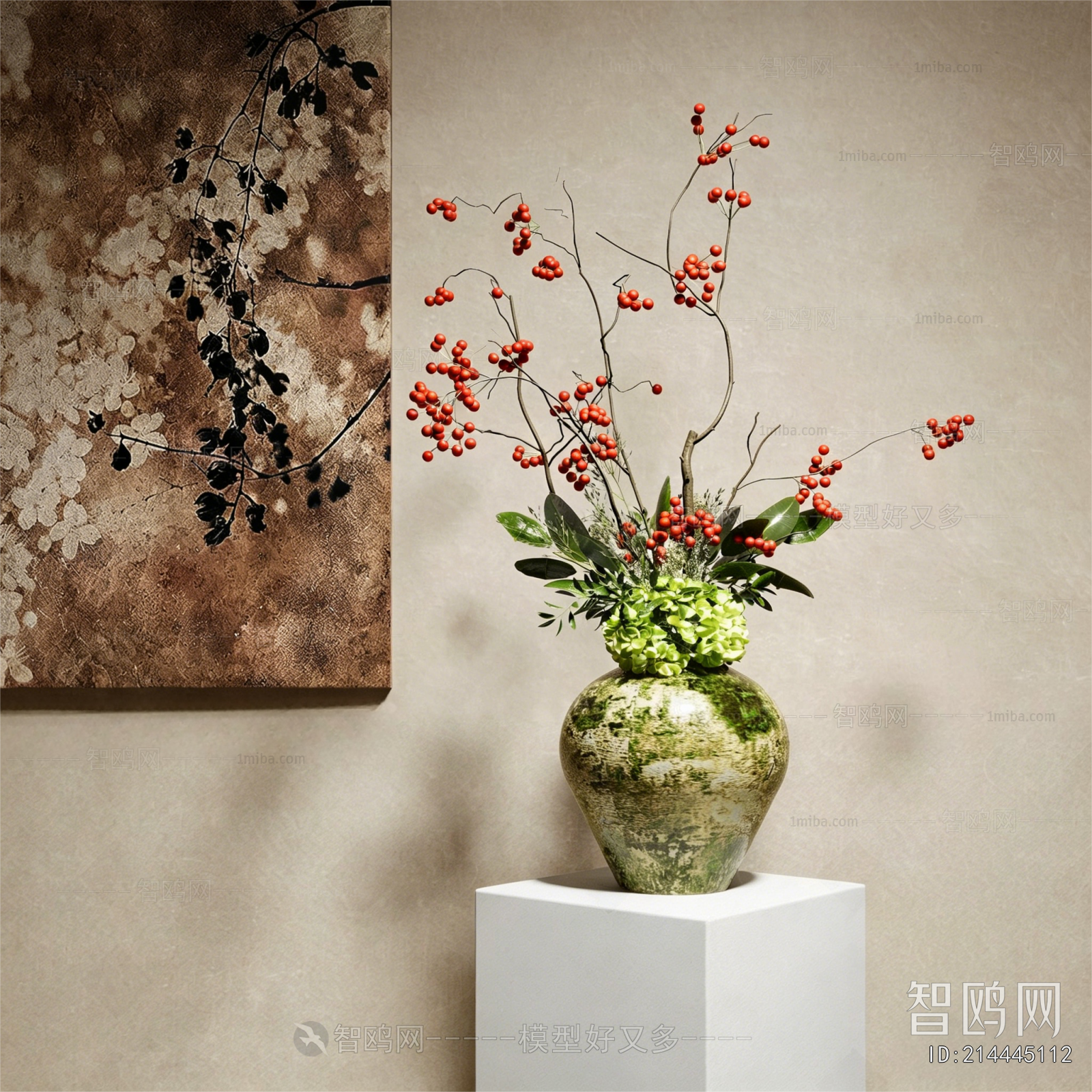 New Chinese Style Flower Arrangement