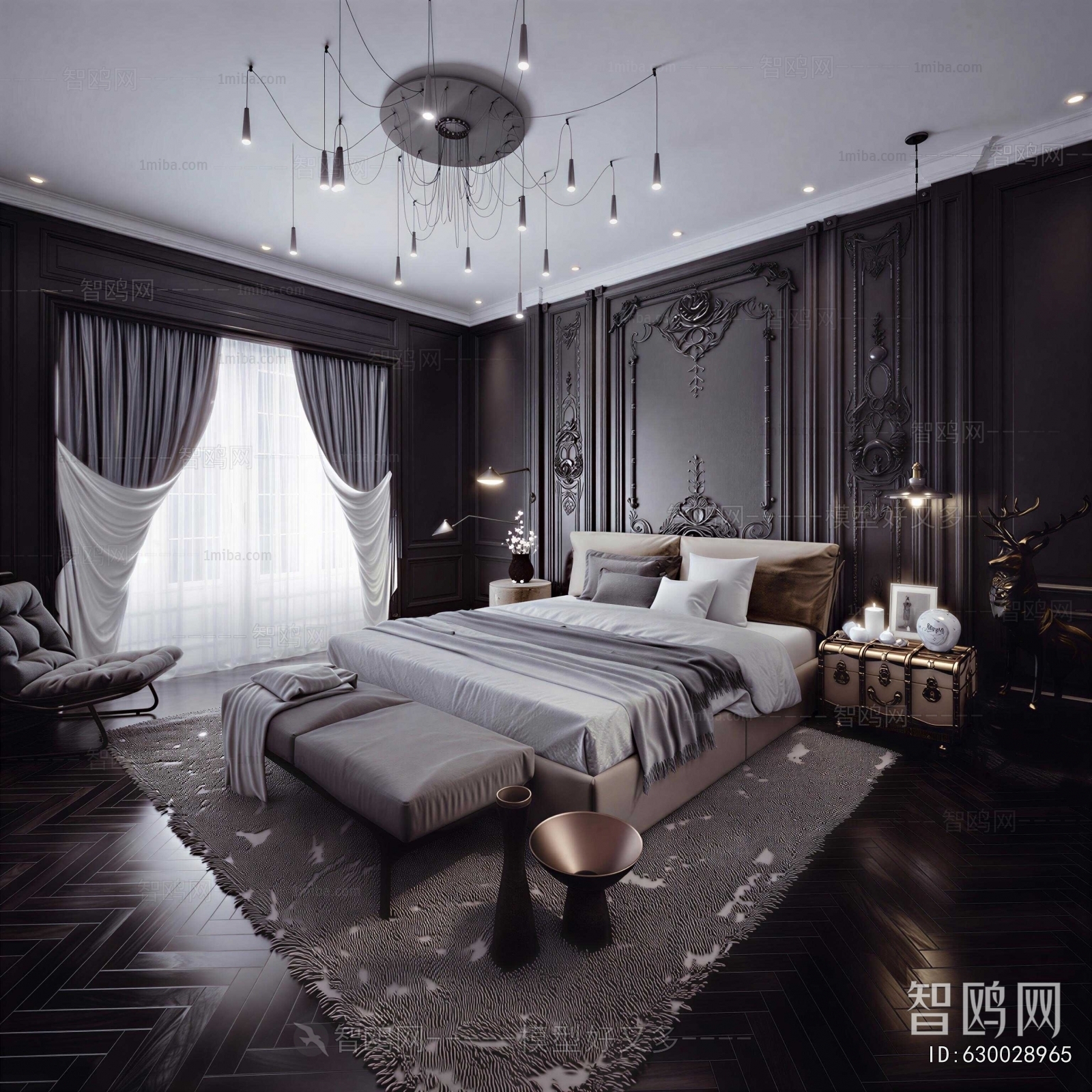 New Classical Style Bedroom