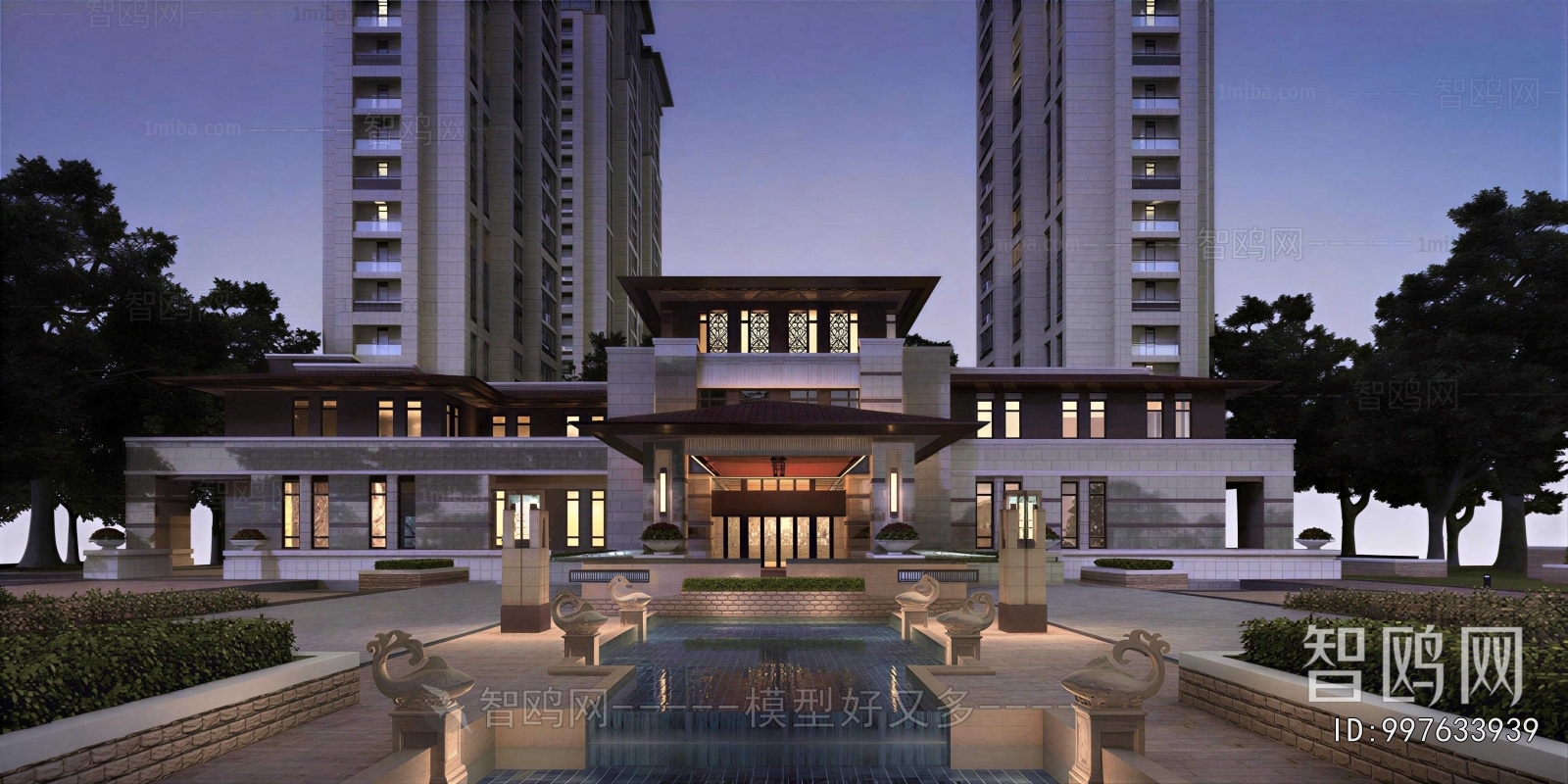 New Classical Style Building Appearance