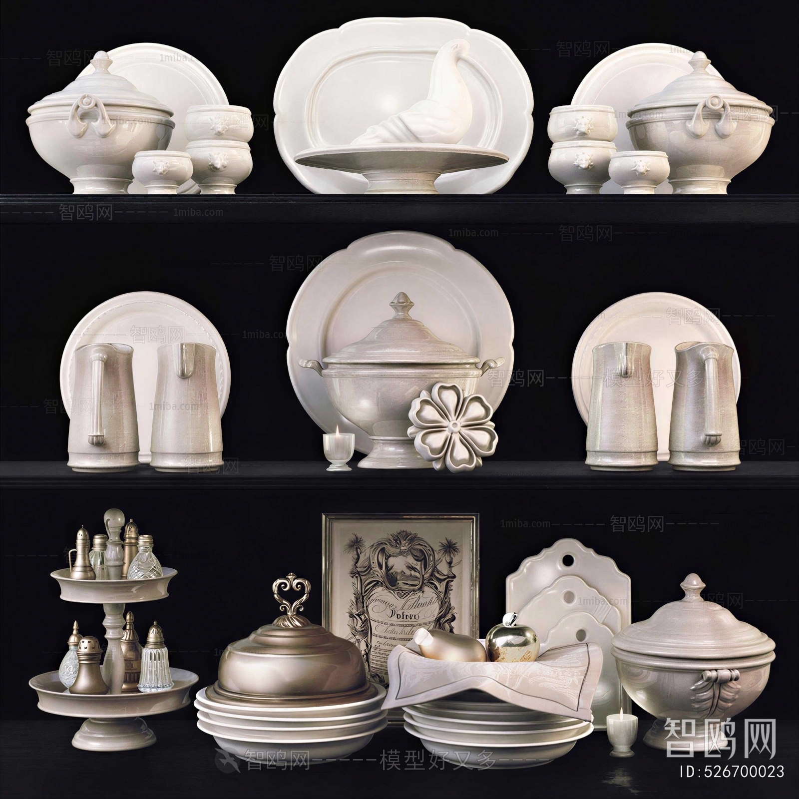 Retro Style Tableware