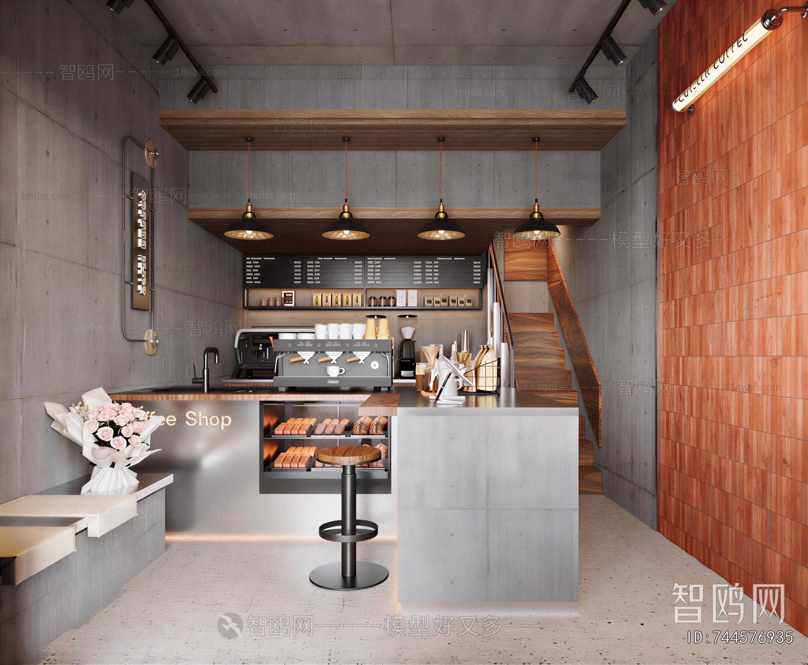 Industrial Style Cafe