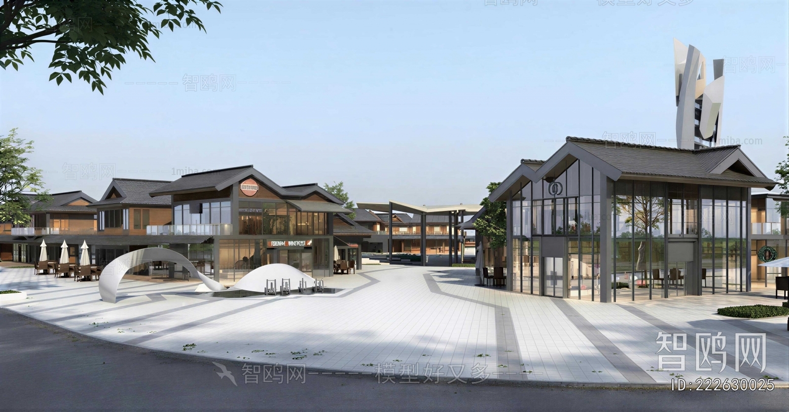 New Chinese Style Commercial Street
