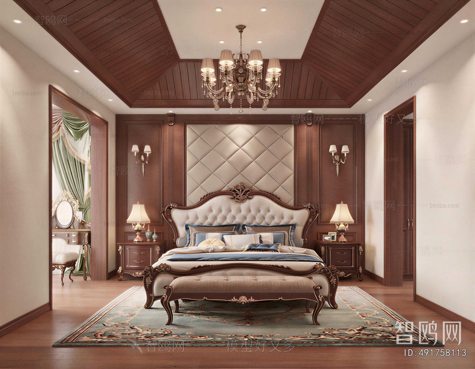 American Style Bedroom