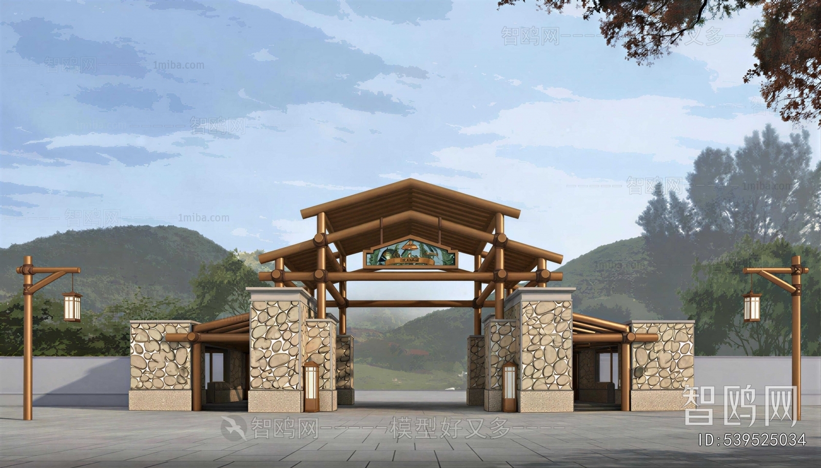 Chinese Style Gate