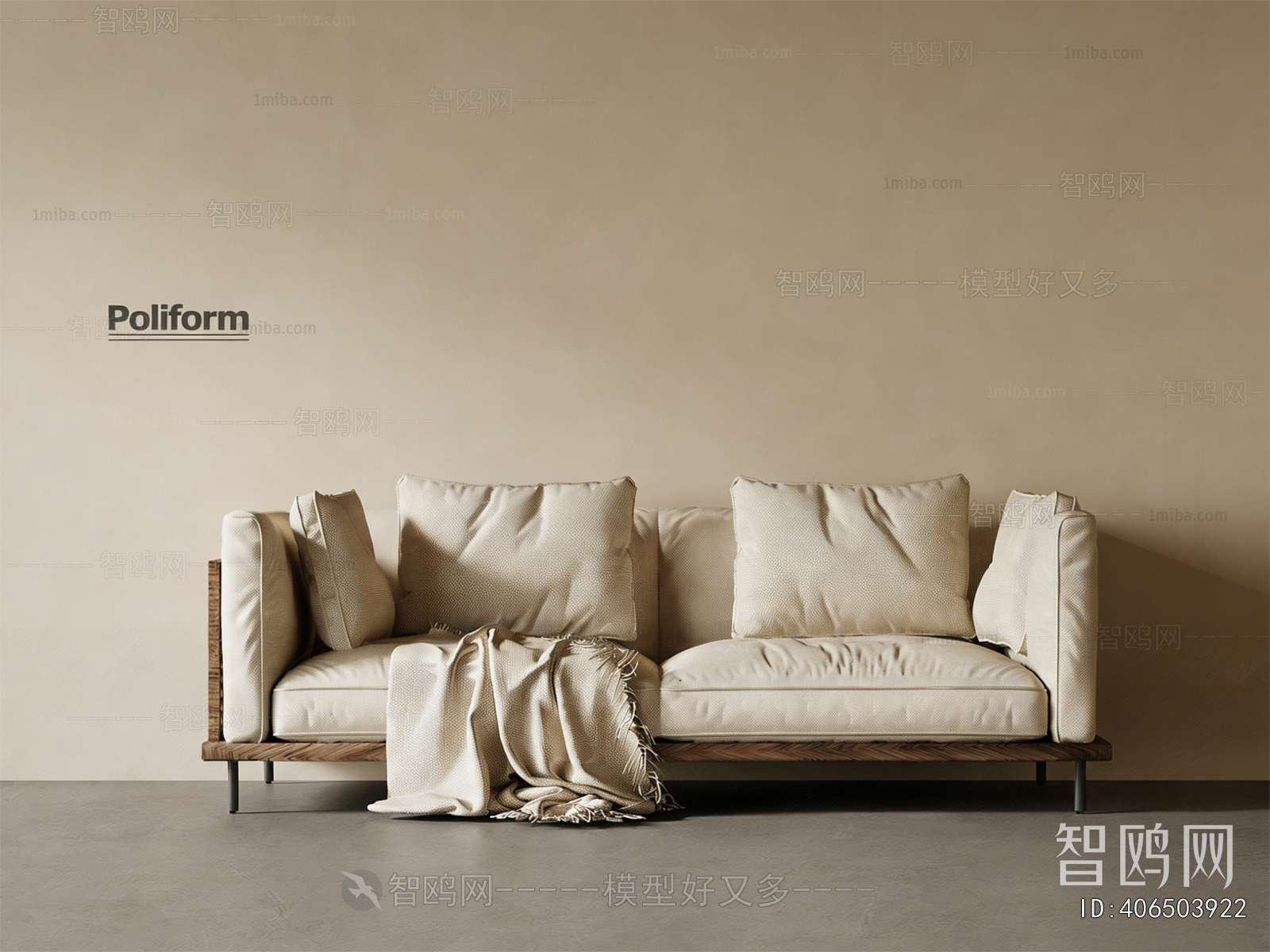 Wabi-sabi Style A Sofa For Two