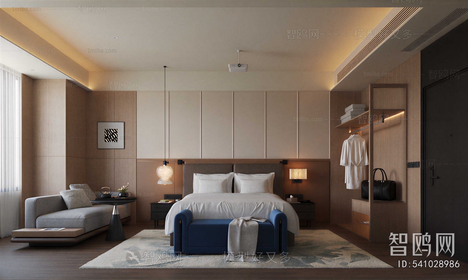Modern Guest Room