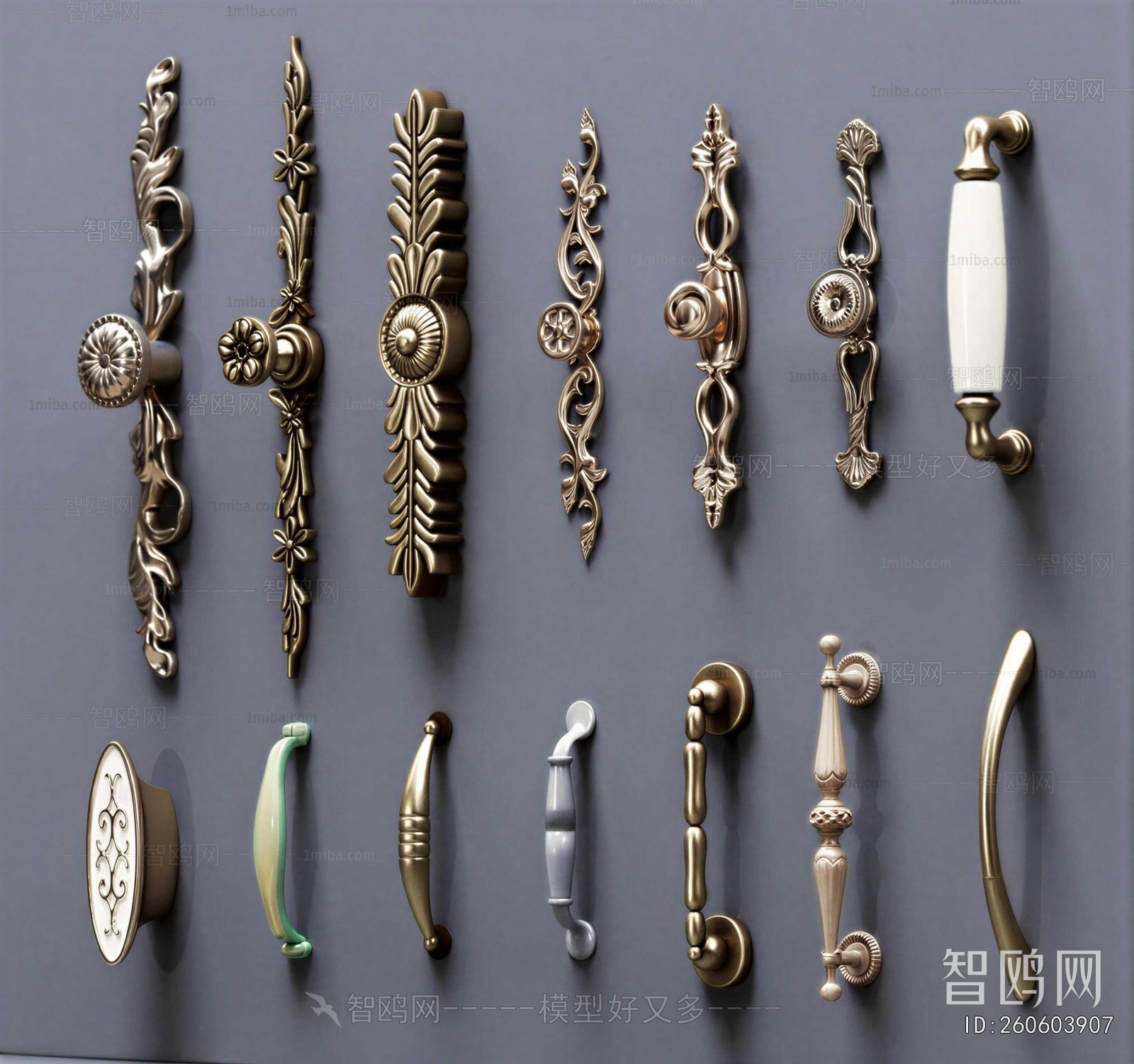Simple European Style Door Handle
