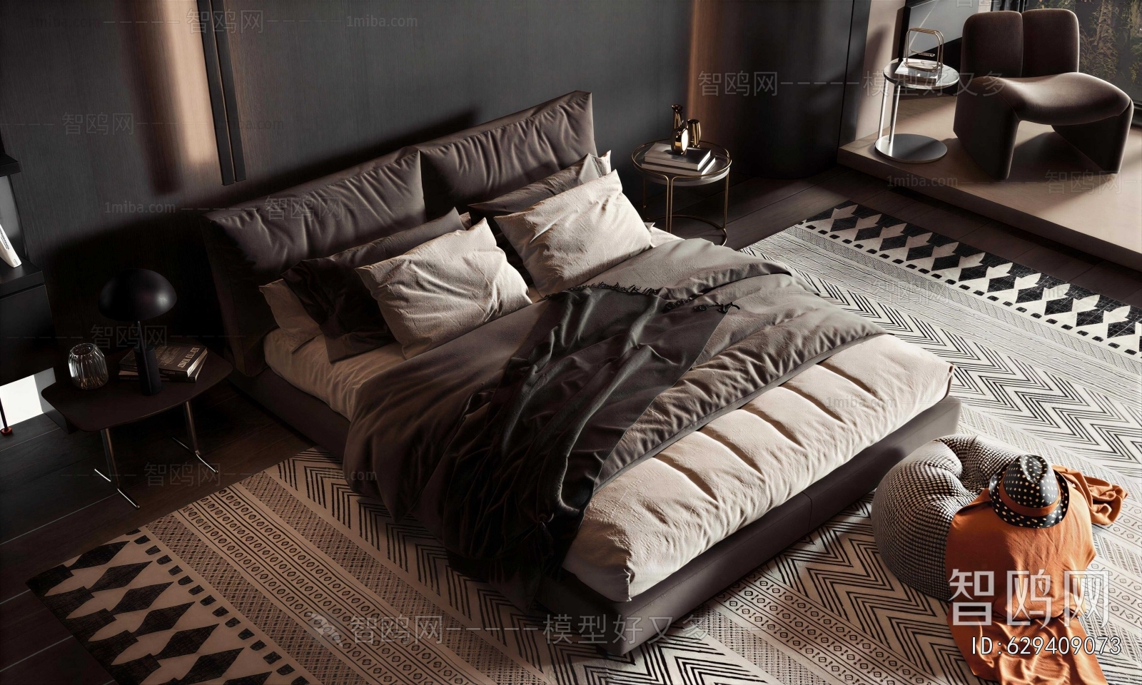 Modern Double Bed